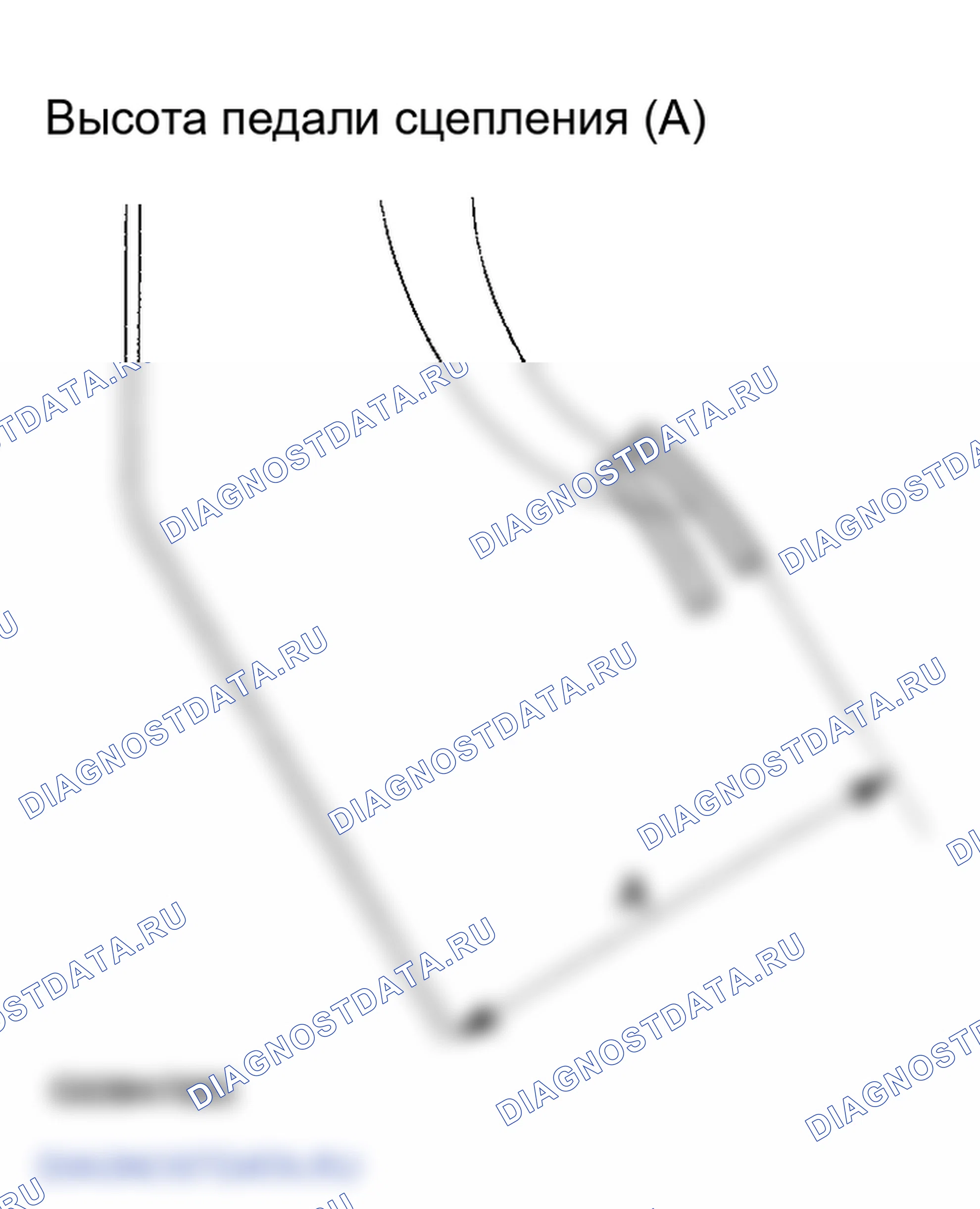 Рис. 1: ПРОВЕРКА И РЕГУЛИРОВКА ПЕДАЛИ СЦЕПЛЕНИЯ. Hyundai Santa Fe I