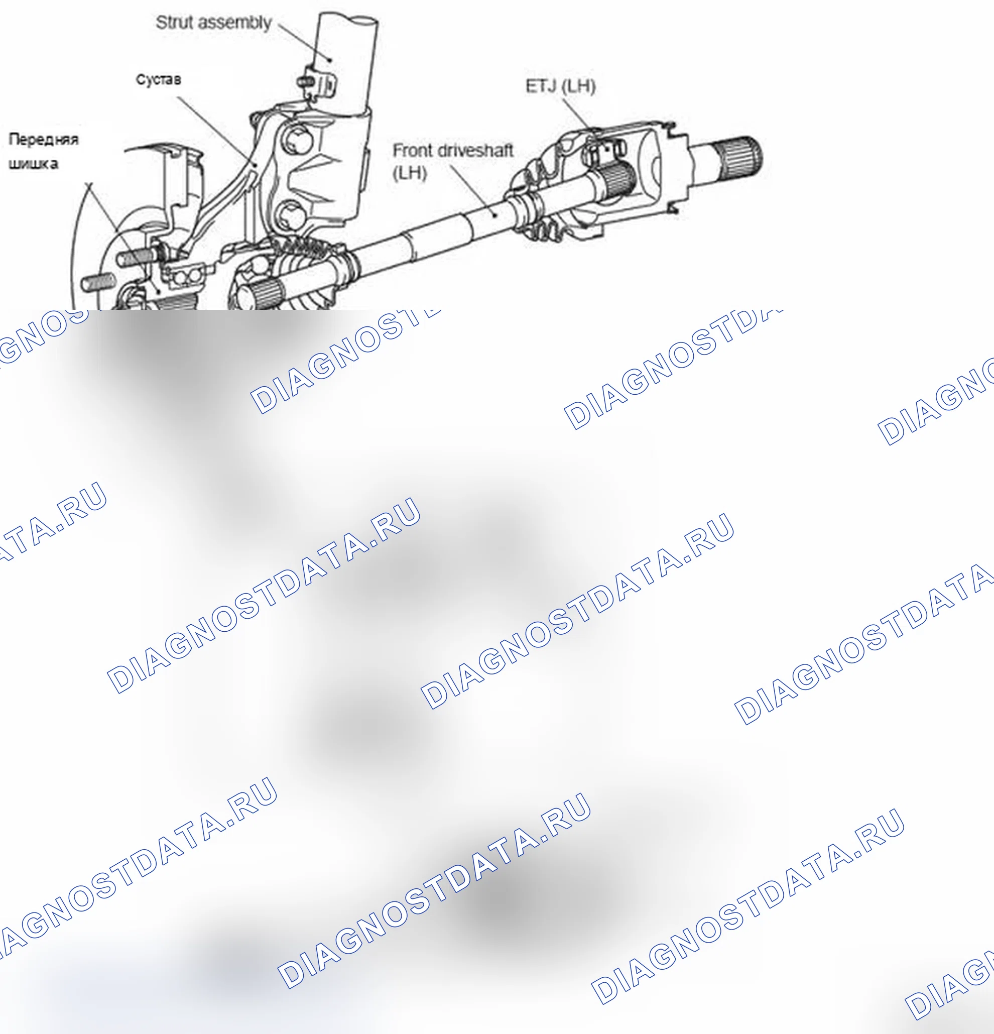 Рис. 148: AWD (тип B). Mitsubishi Lancer Ralliart X рестайлинг