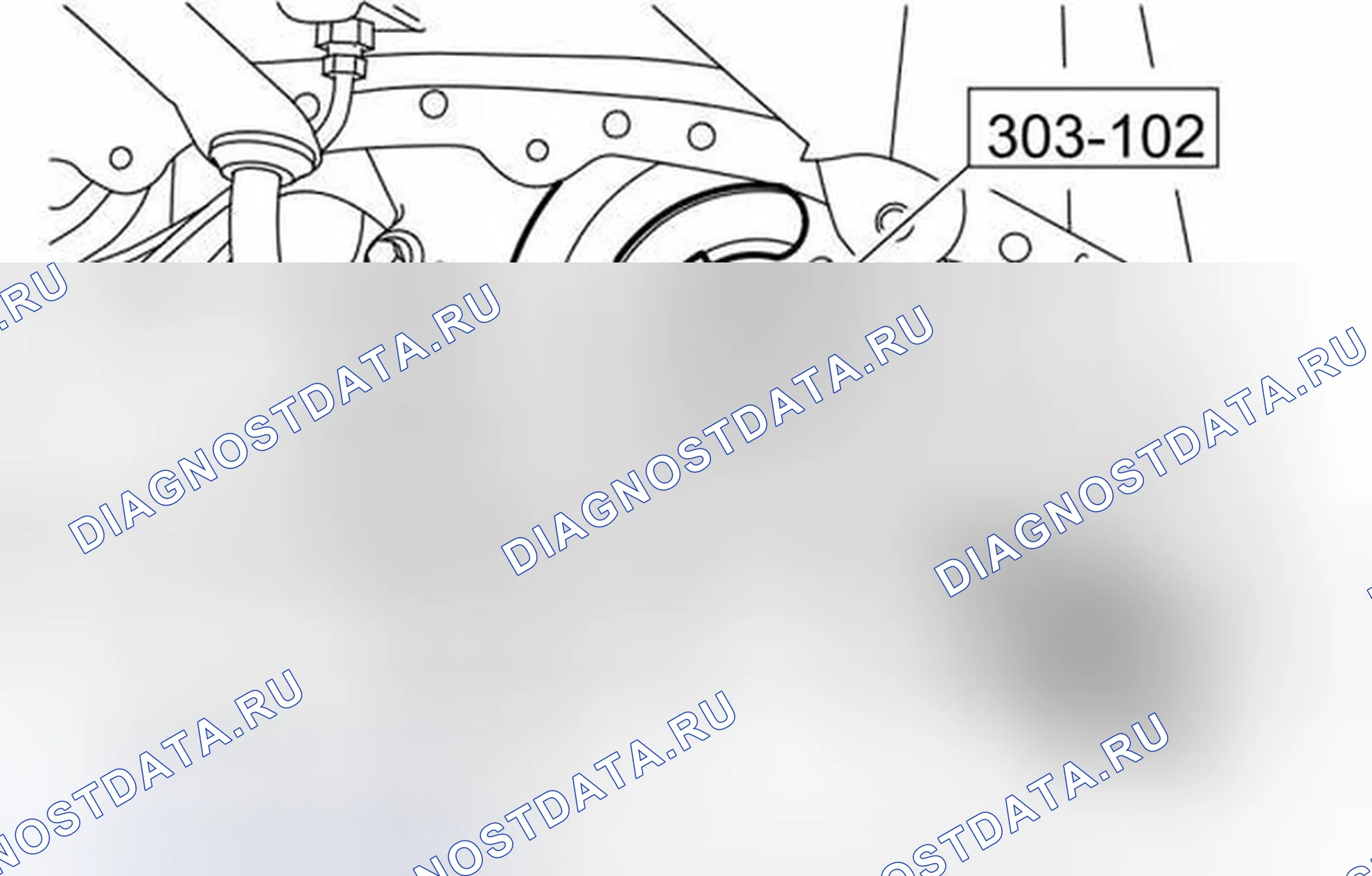 Рис. 306: Установка. Jaguar X-type I рестайлинг