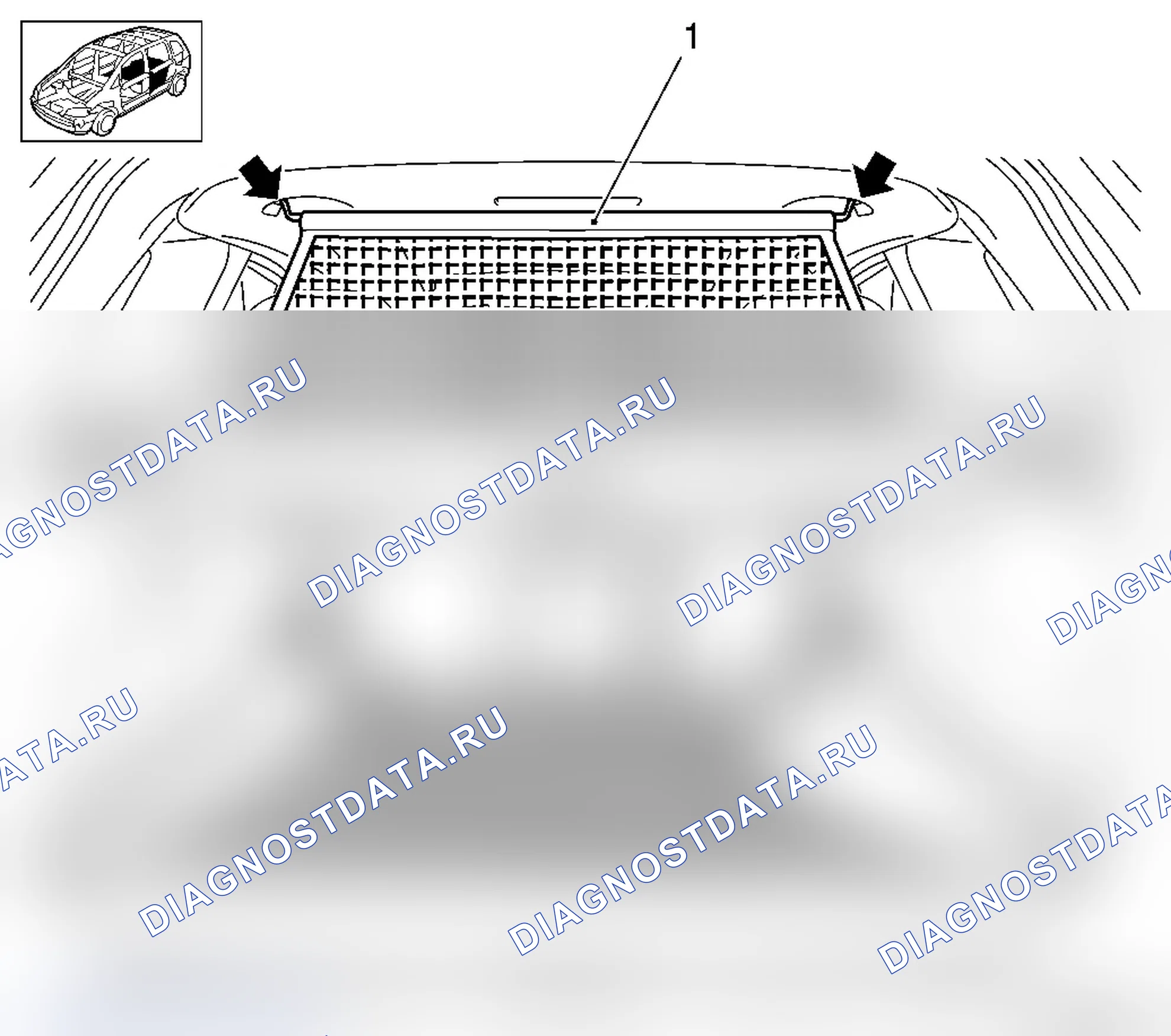 Замена крепежной сетки багажника. Opel Astra H