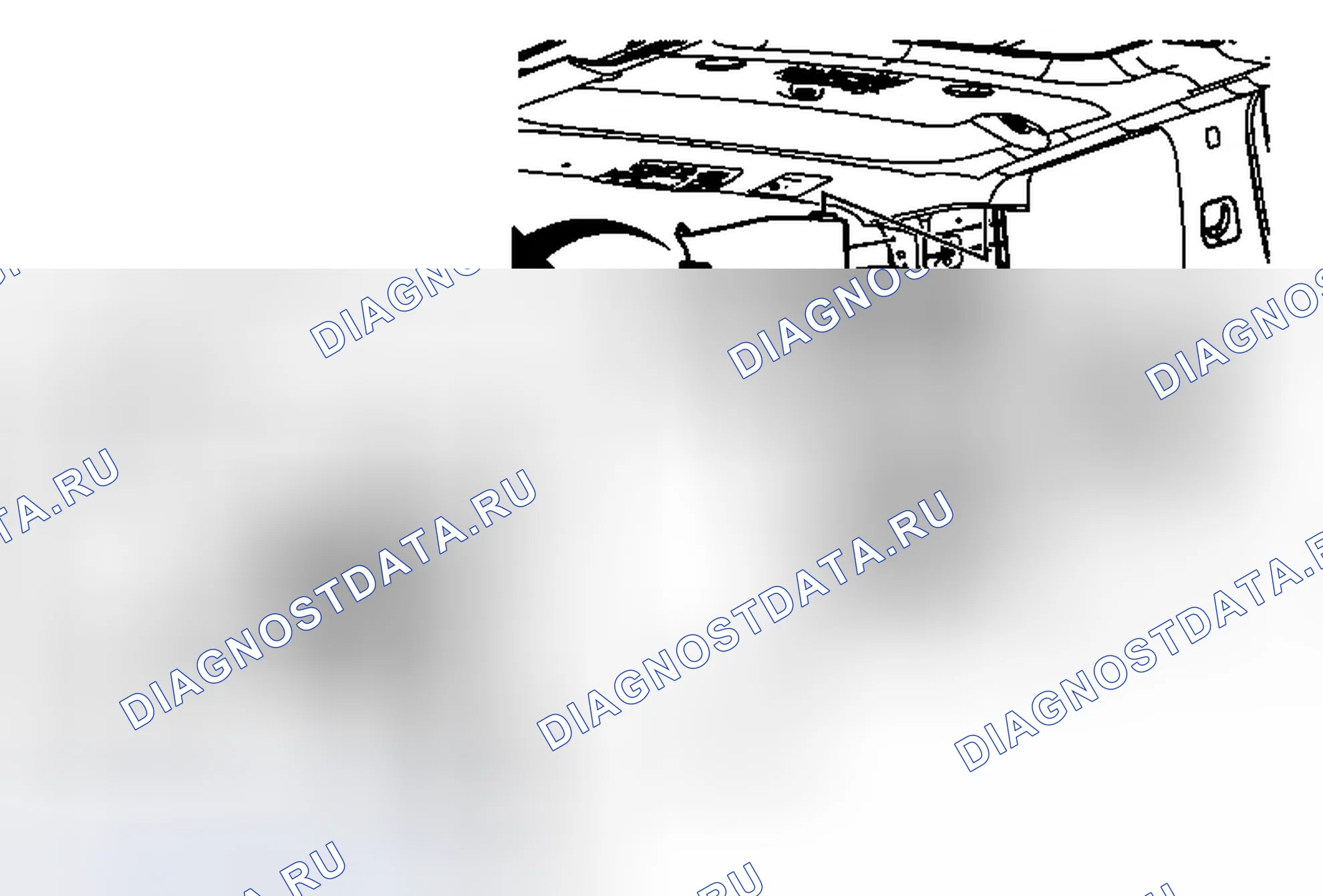 Рис. 89: Замена верхней панели отделки четверти (TB5). Chevrolet Traverse I