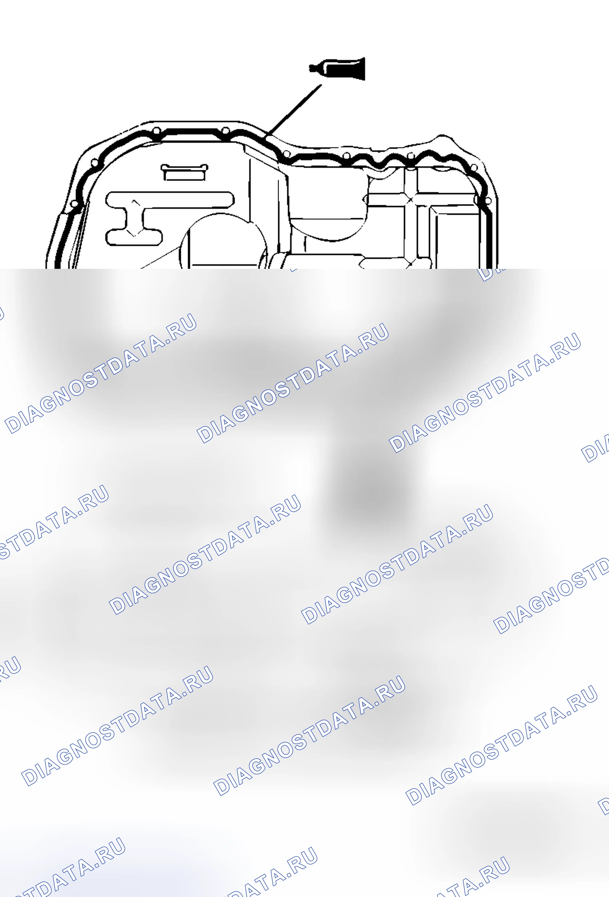 Рис. 808: >> L <<УСТАНОВКА МАСЛЯНОГО ПОДДОНА. Mitsubishi Lancer Evolution IX
