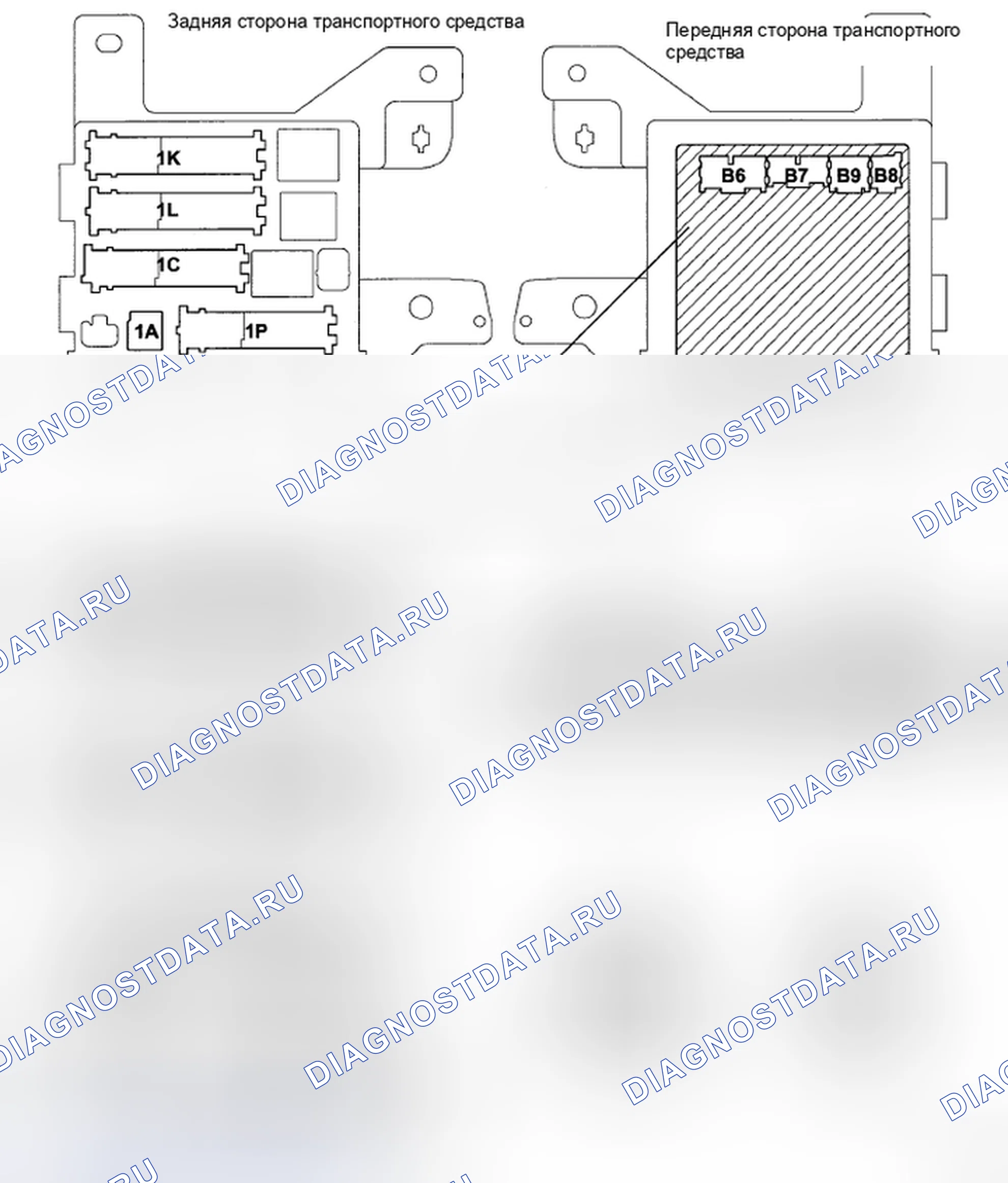 Рис. 119: КЛЕММЫ ЭБУ. Toyota Sienna II рестайлинг