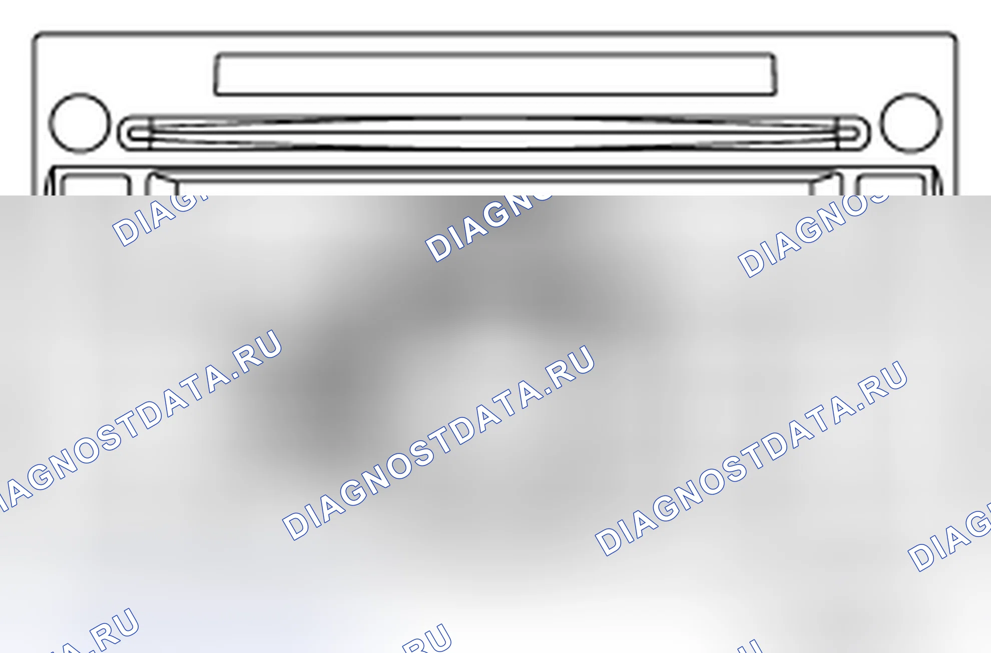 Рис. 8: МОДЕЛИ С ФУНКЦИЕЙ ПОДКЛЮЧЕНИЯ ipod ®: функция диагностики на плате. Nissan Rogue I рестайлинг