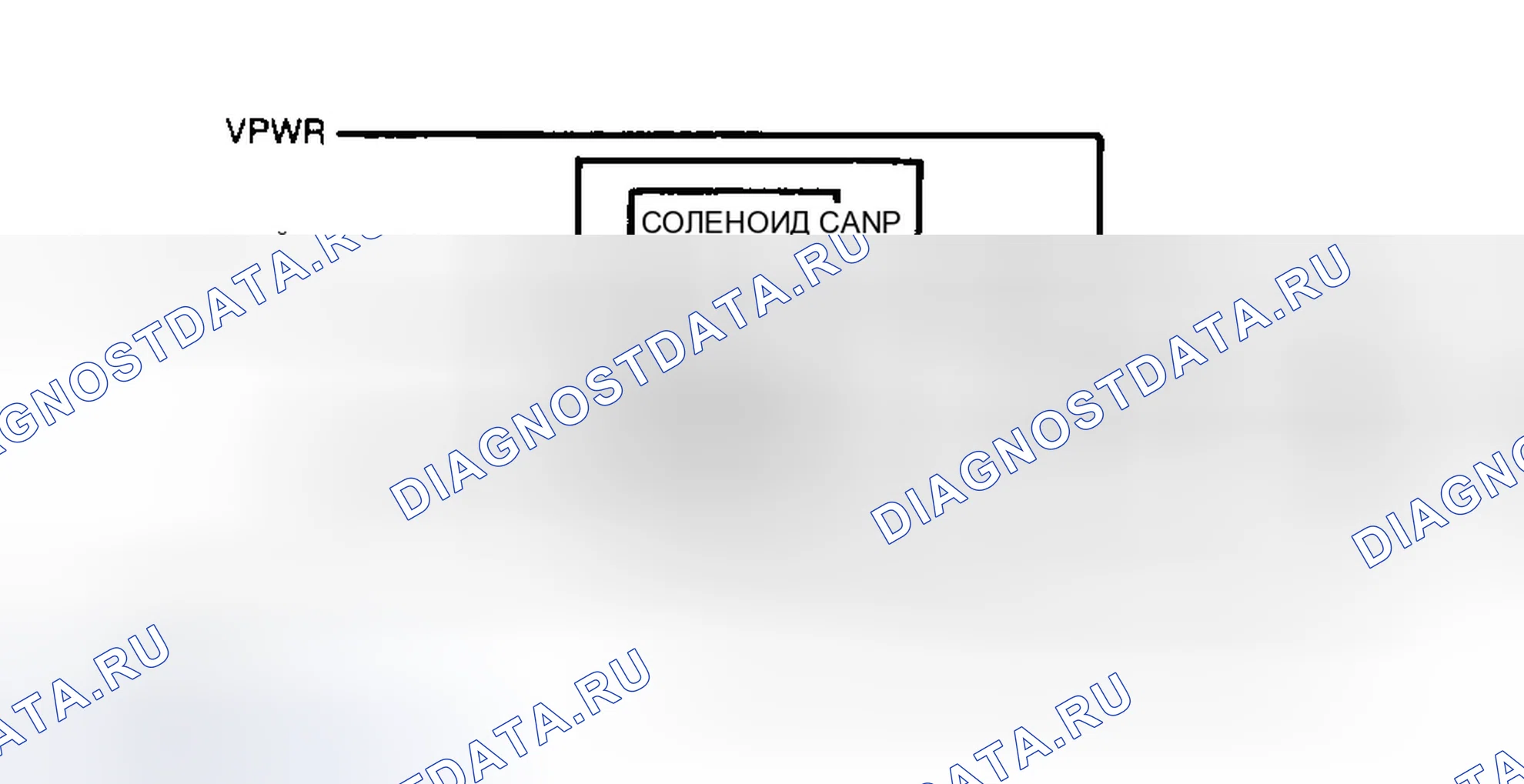 Рис. 43: Схема клапана CANP (KB1). Ford Crown Victoria I