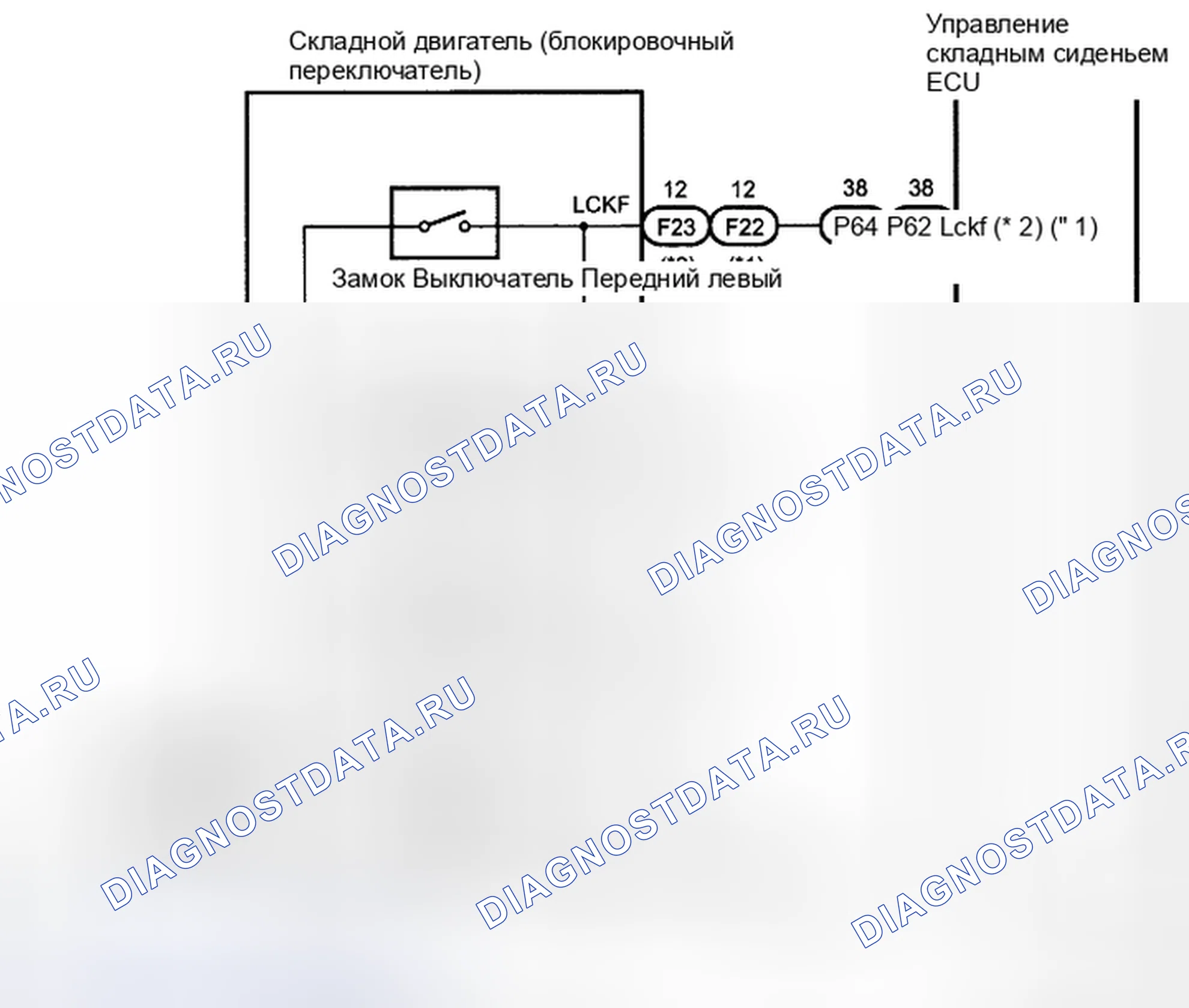 Рис. 44: электросхема. Toyota Sienna II рестайлинг