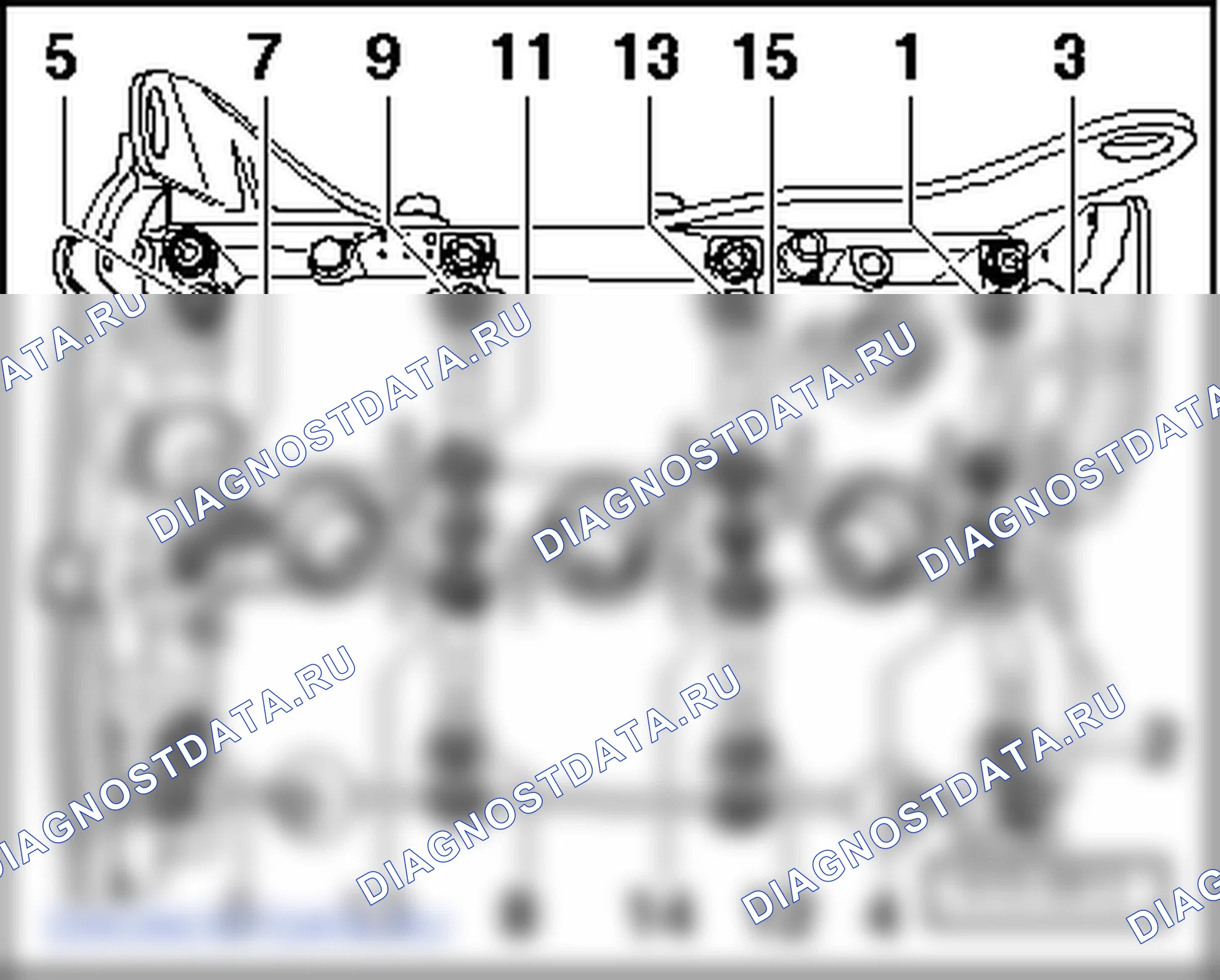 Головка блока цилиндров (3-х цилиндровый двигатель впрыска (1.2л)). SEAT Ibiza IV
