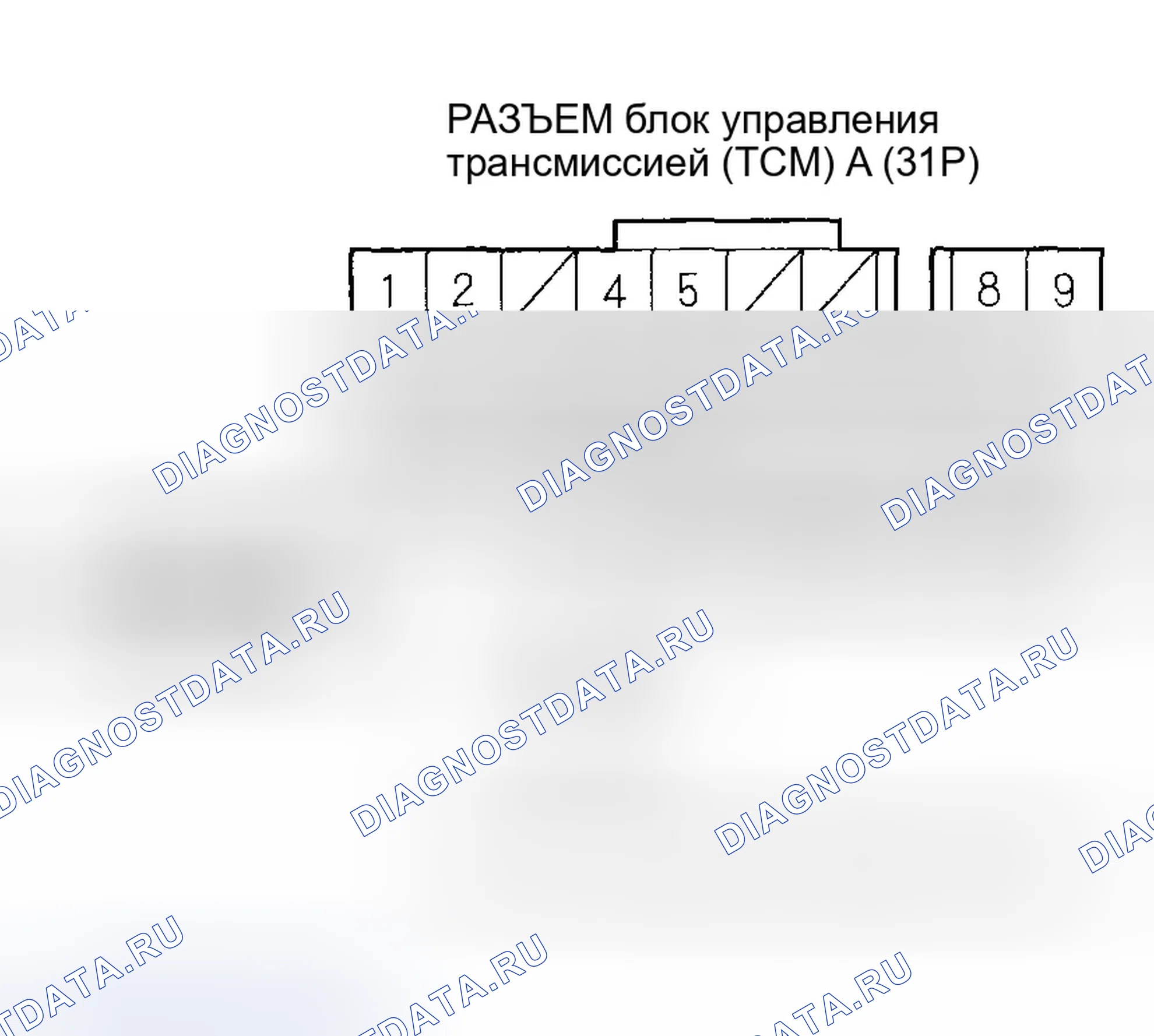 Рис. 1165: расшифровка кода ошибки P0706: размыкание в цепи переключателя диапазона передачи (2003 AT-Pzev (SULEV) и модель 2004-05 AT-Pzev. Honda Civic VII рестайлинг