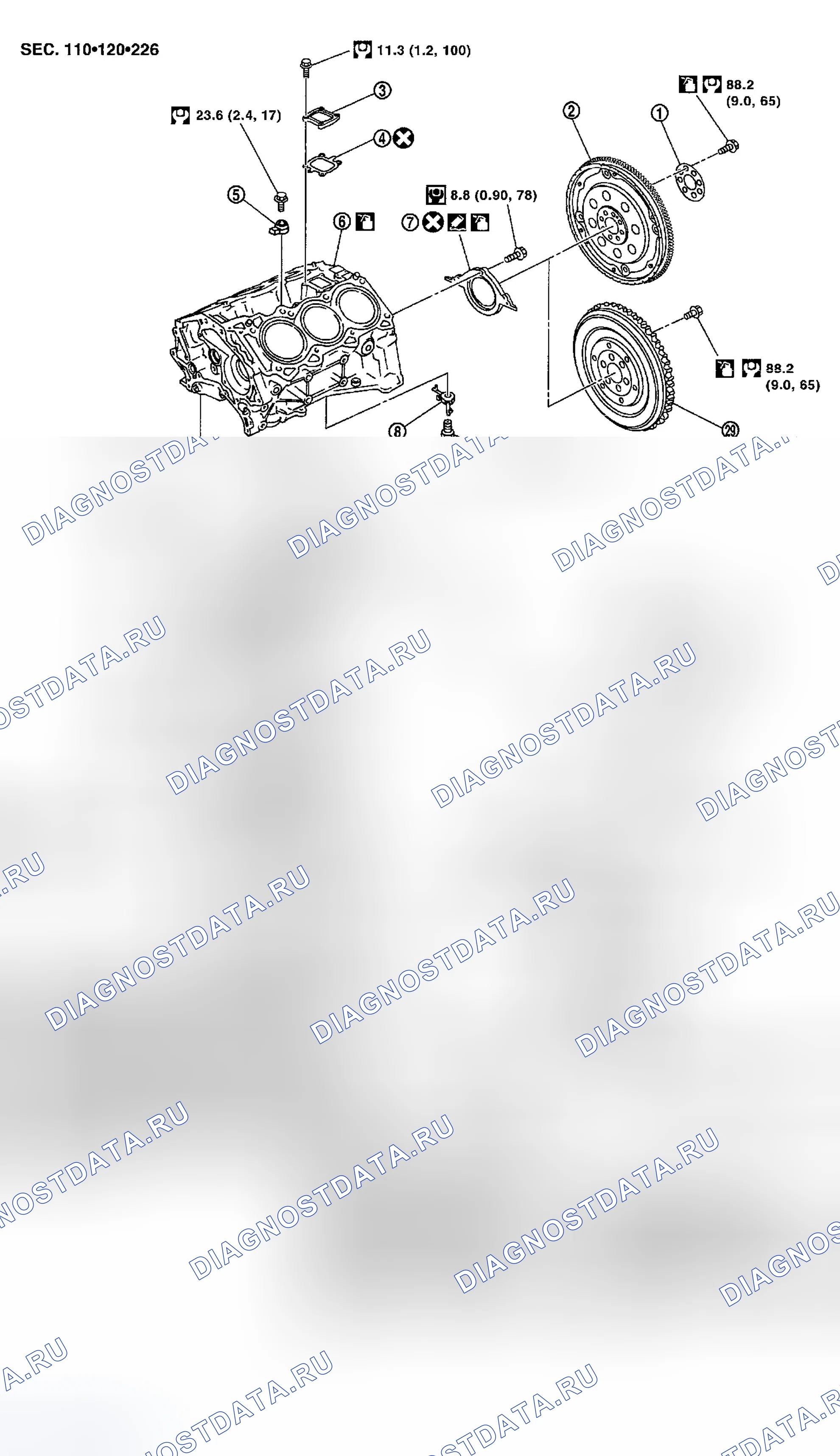 Рис. 132: ДЕМОНТАЖ И СБОРКА. Infiniti G35 III