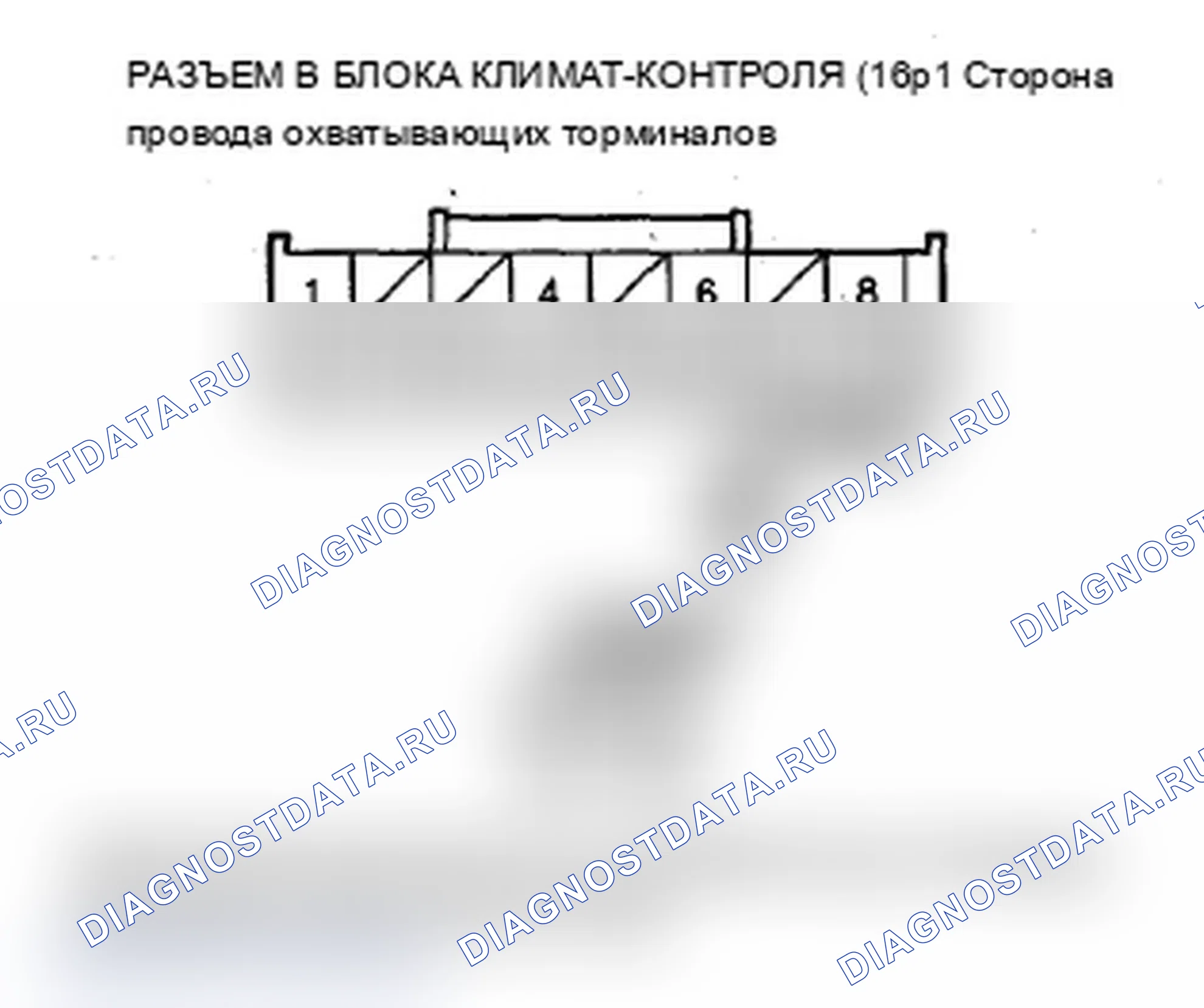 Рис. 22: Индикатор расшифровка кода ошибки B1225 или расшифровка кода ошибки A: разомкнут в цепи датчика температуры в автомобиле. Acura RDX I рестайлинг