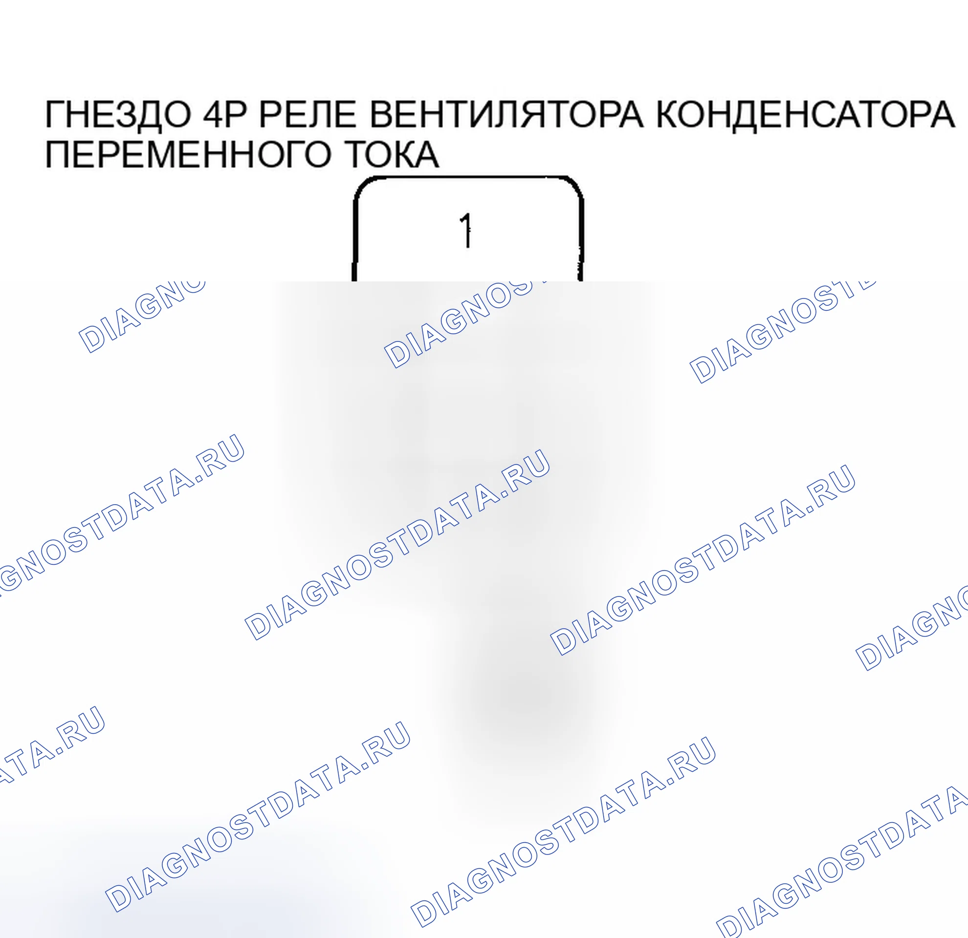Рис. 39: Поиск и устранение неисправностей в общей цепи радиатора и вентилятора конденсатора переменного тока. Honda Element I