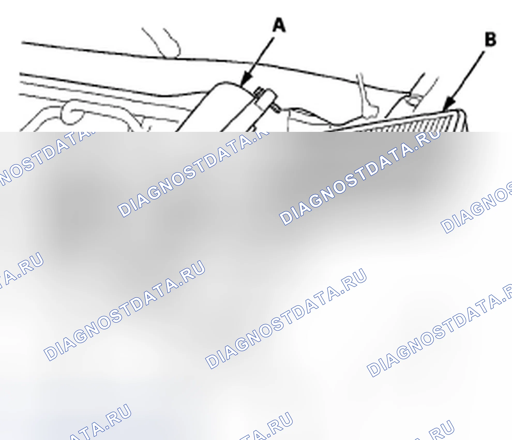 Рис. 364: Проверка/замена элементов воздухоочистителя. Honda Accord VIII
