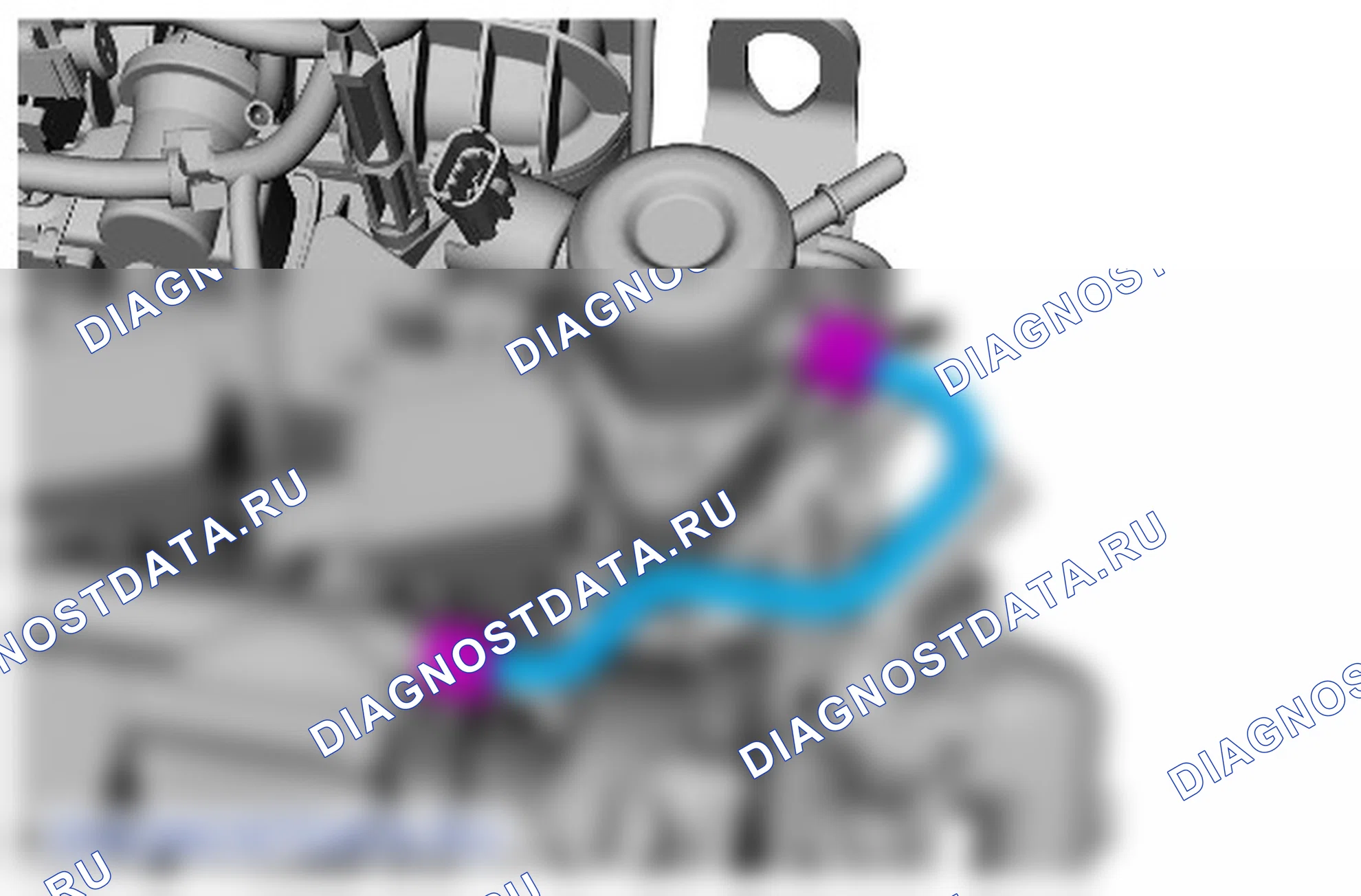 Как снять и установить топливный коллектор. Ford Grand C-MAX II