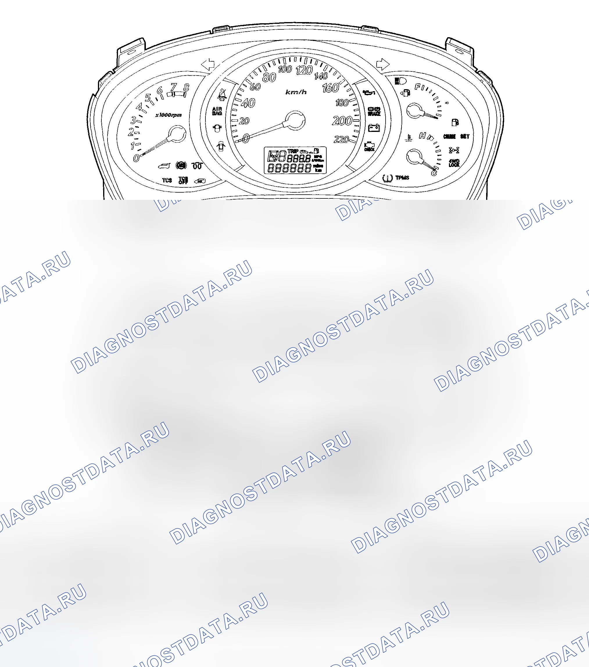 Рис. 2: КОМПОНЕНТЫ. Hyundai Tucson I