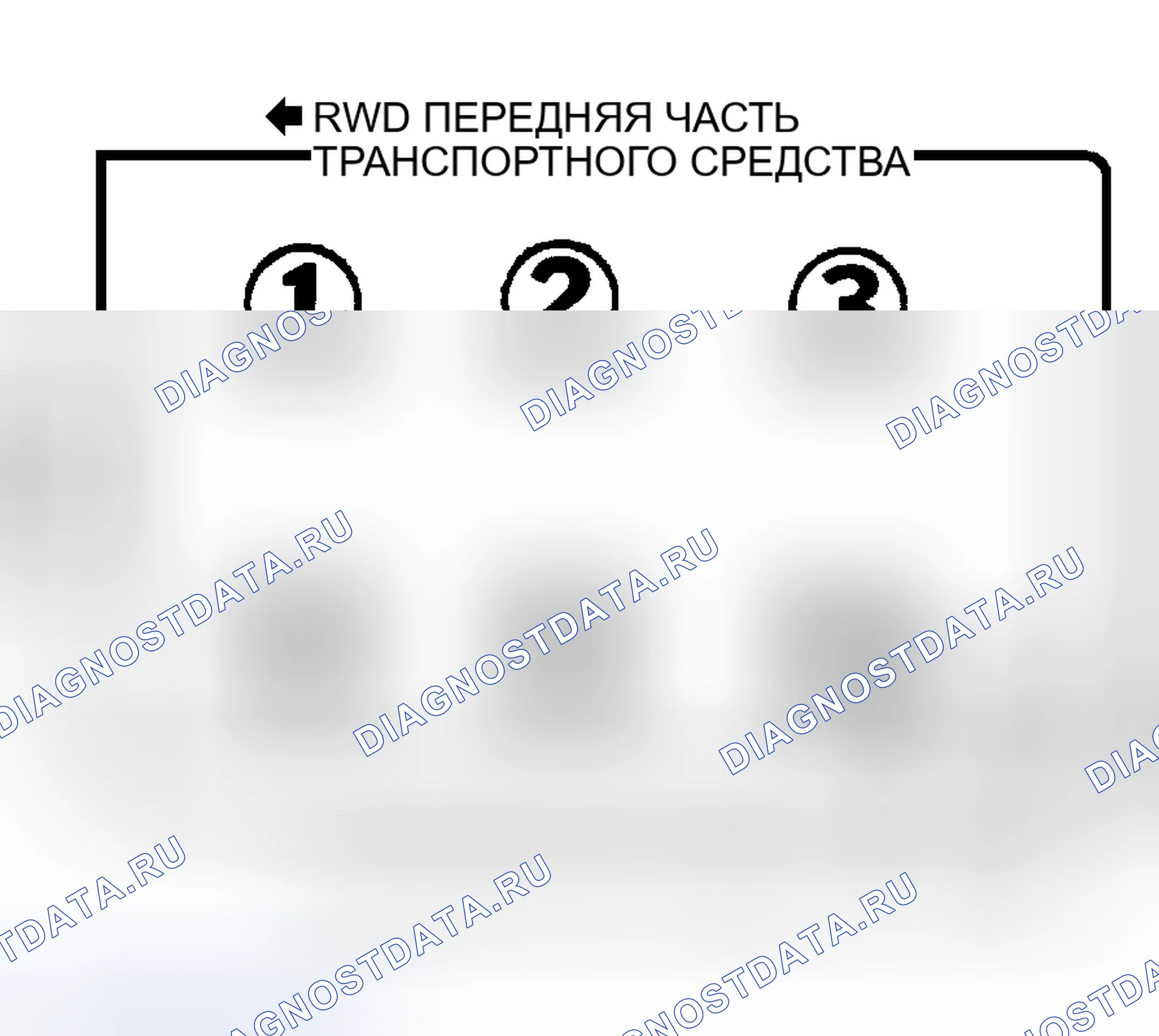 Рис. 10: Идентификация порядка стрельбы и меток времени (4.0L - VIN " E "). Hyundai Porter II