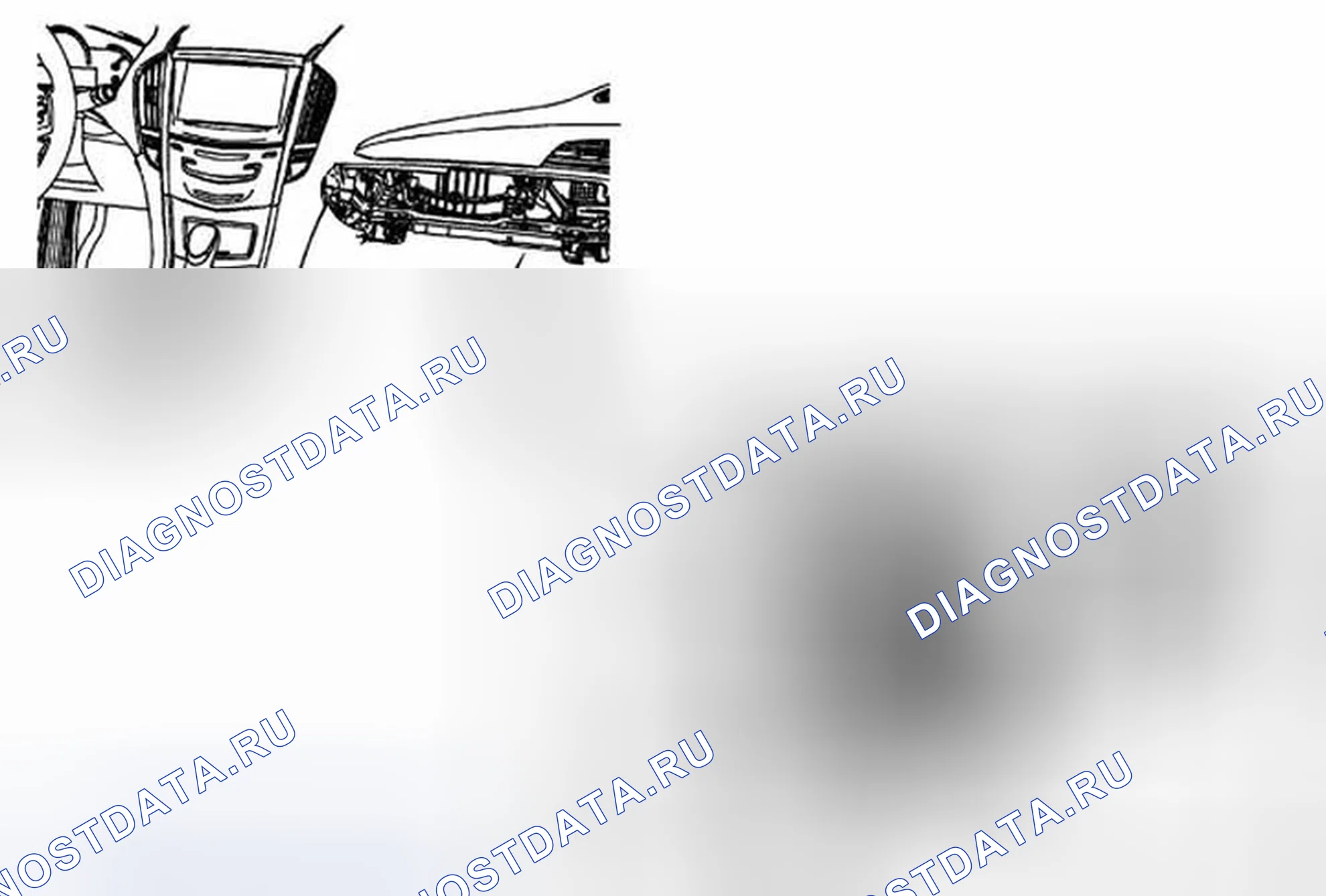 Рис. 30: Замена кронштейна радиомодуля. Cadillac ATS I