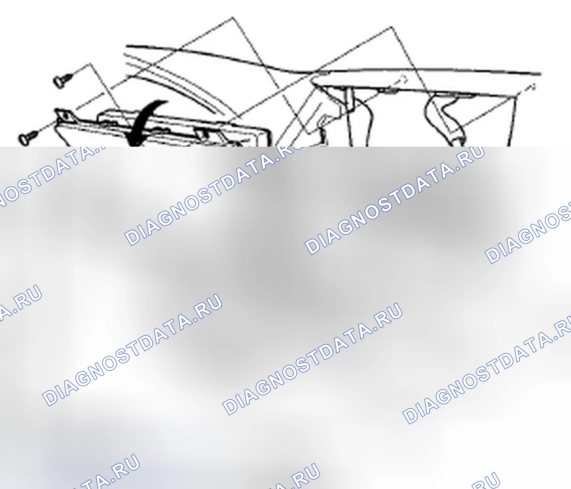 Рис. 546: Демонтаж / монтаж навигационного дисплейного блока. Honda Crosstour I
