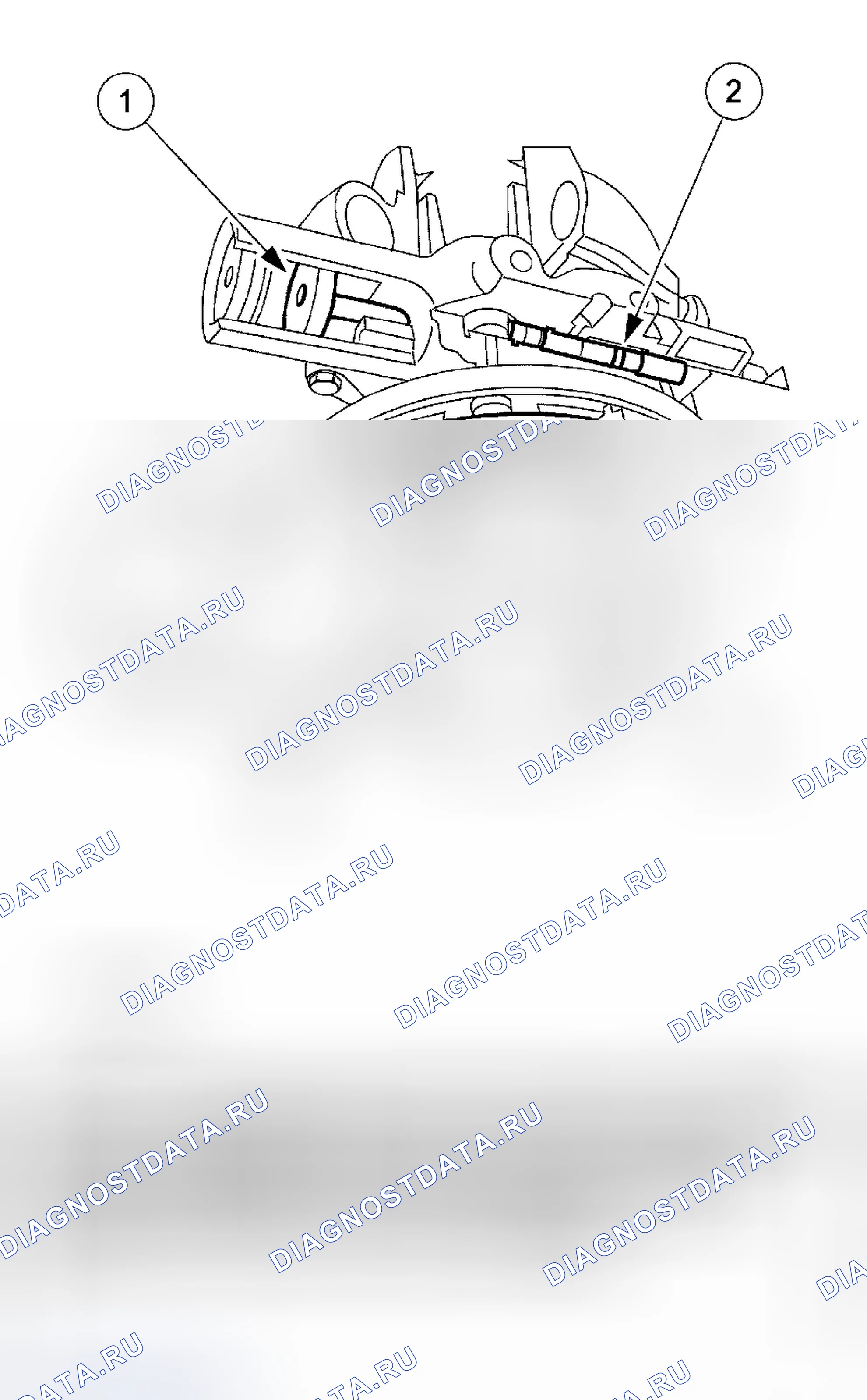 Рис. 1: Турбокомпрессор. Ford Econoline E350 Super Duty 