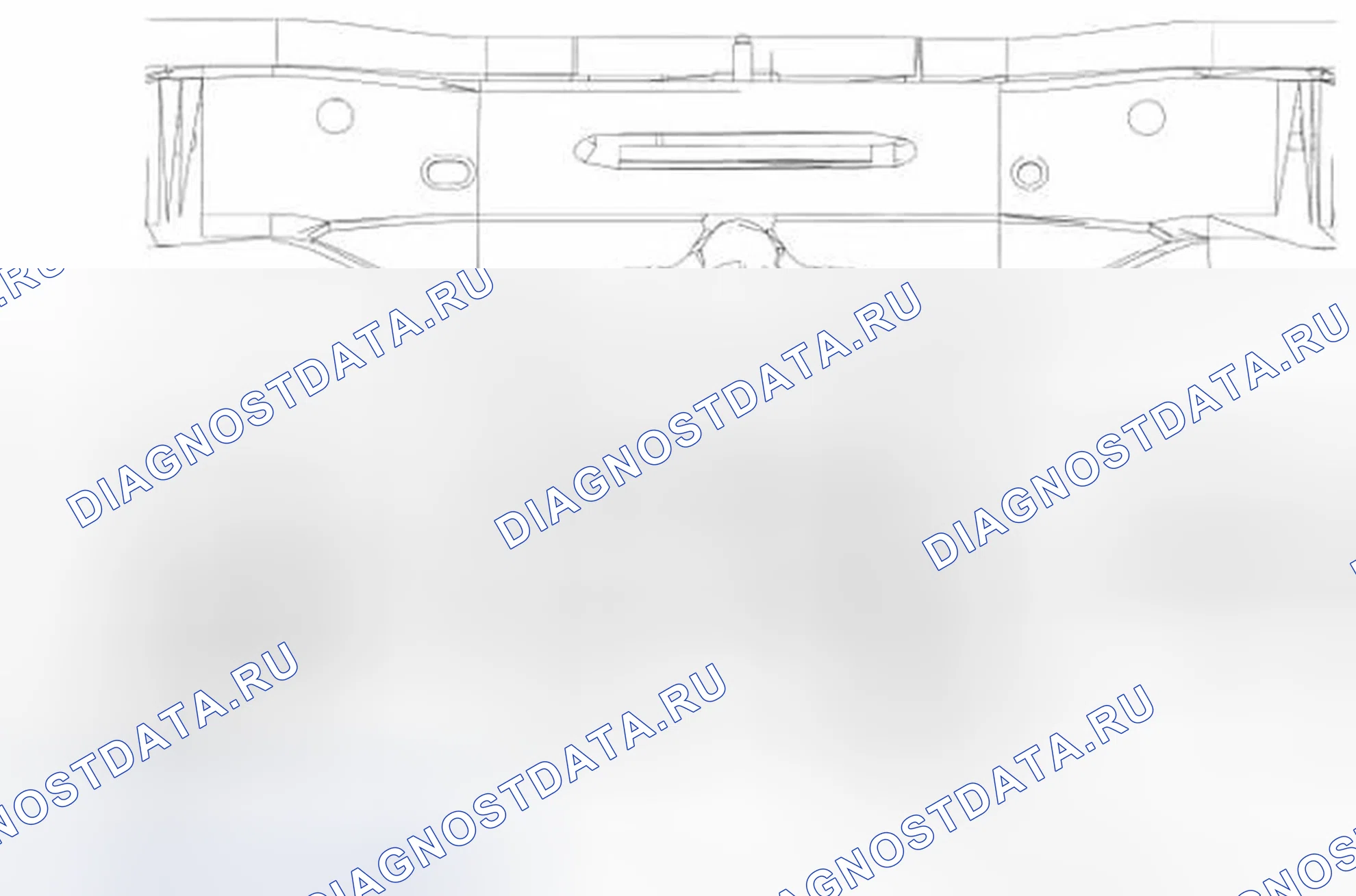 Рис. 3: Защелка капота. Ford Mustang V рестайлинг 2