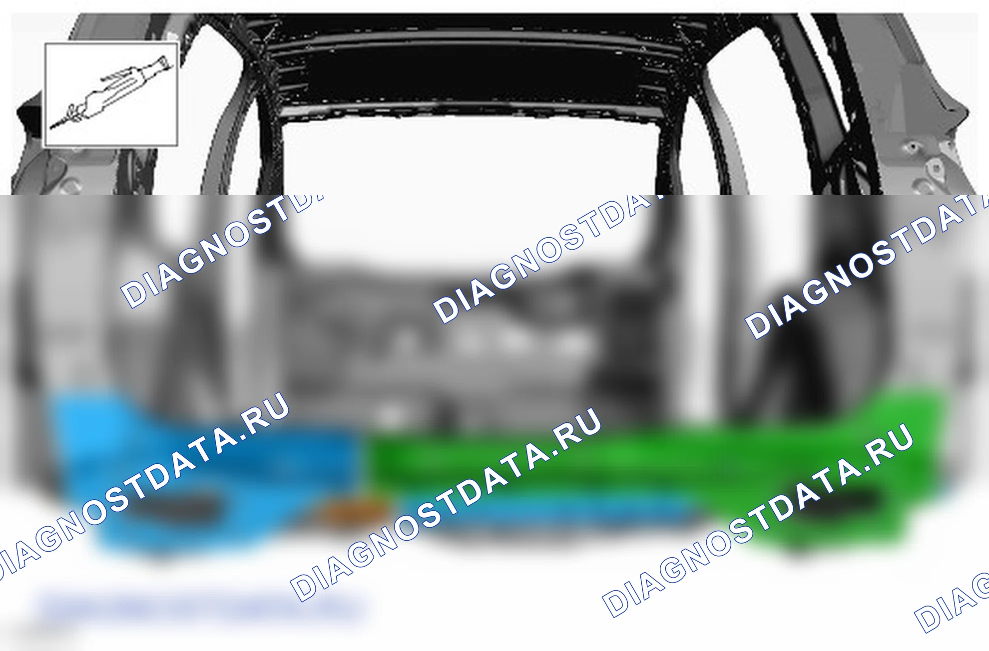 Как снять и установить заднюю панель и усилительный элемент. Ford Galaxy III