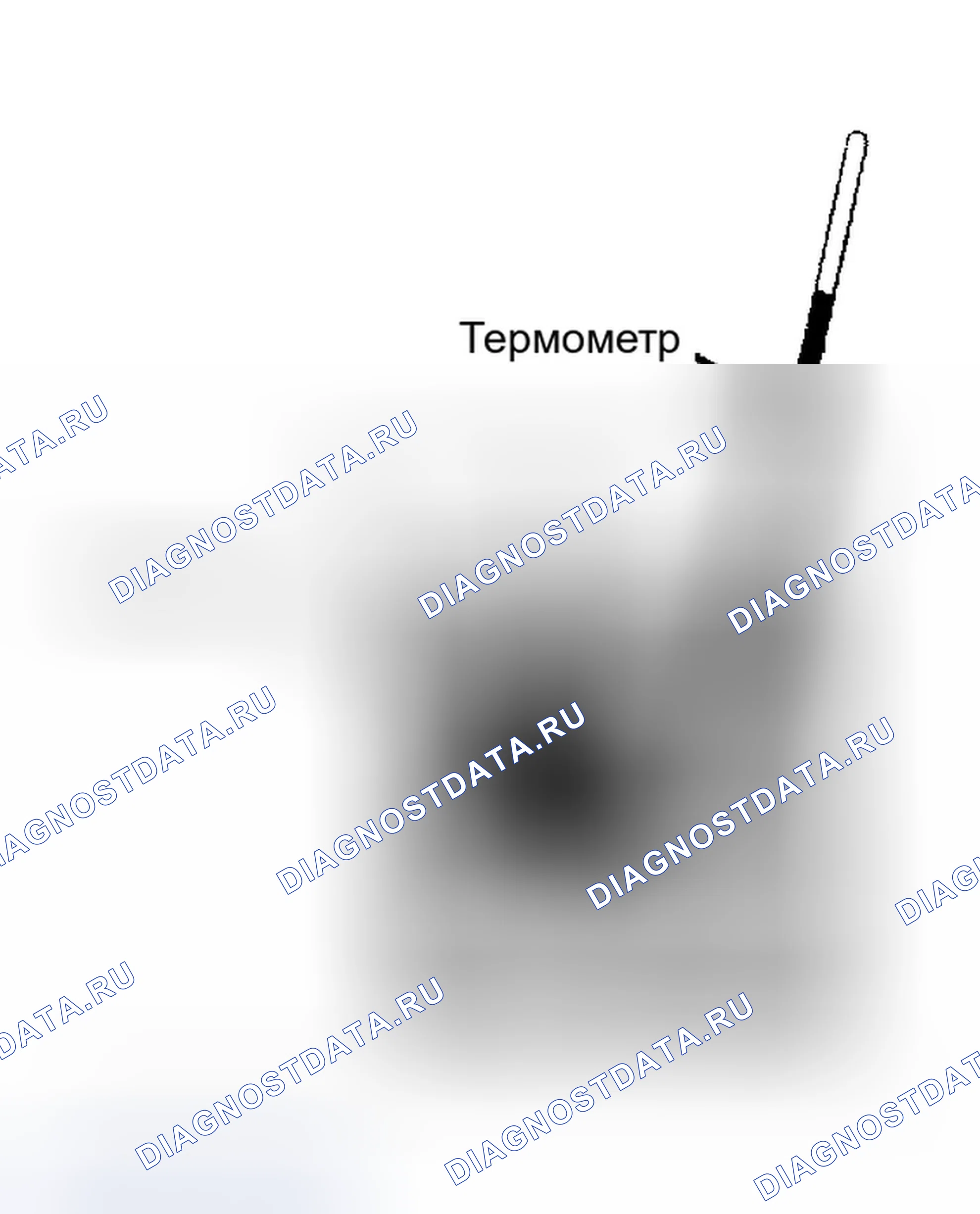 Рис. 7: ТЕРМОСТАТ. Dodge Ram Van II