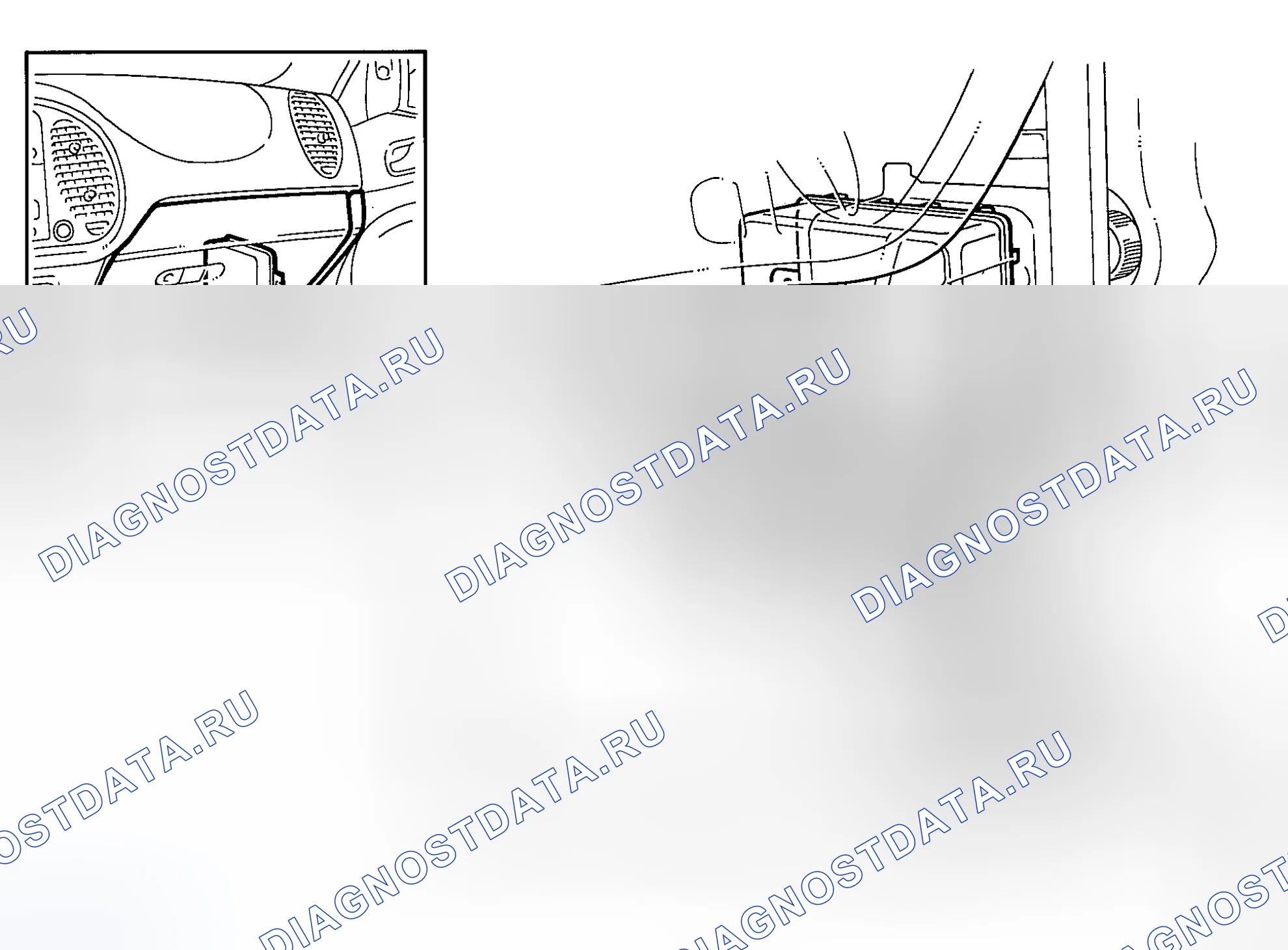 Рис. 71: Модуль управления. Kia Picanto I
