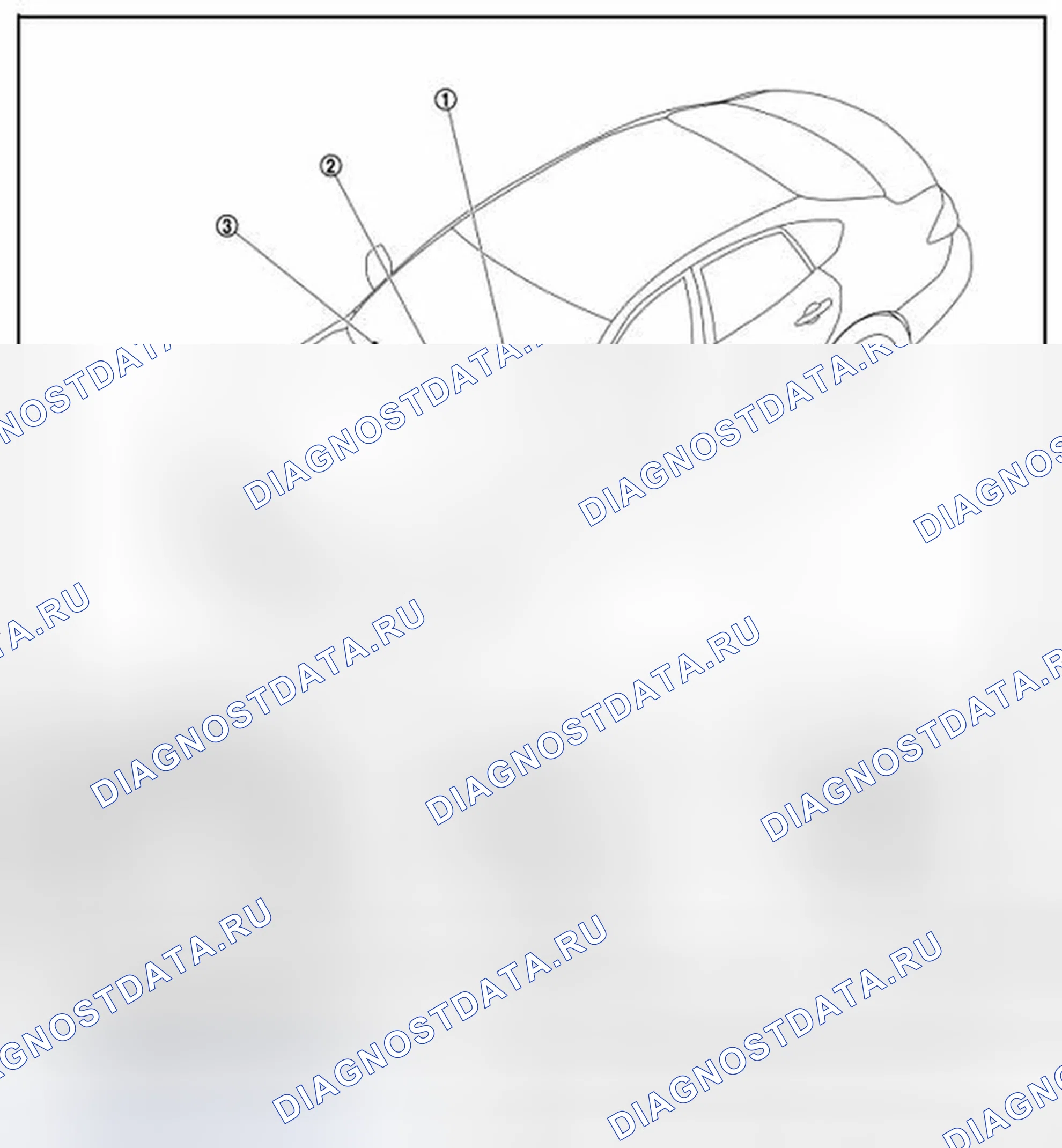 Рис. 93: Расположение компонентов (рулевое колесо с подогревом). Infiniti M37 IV