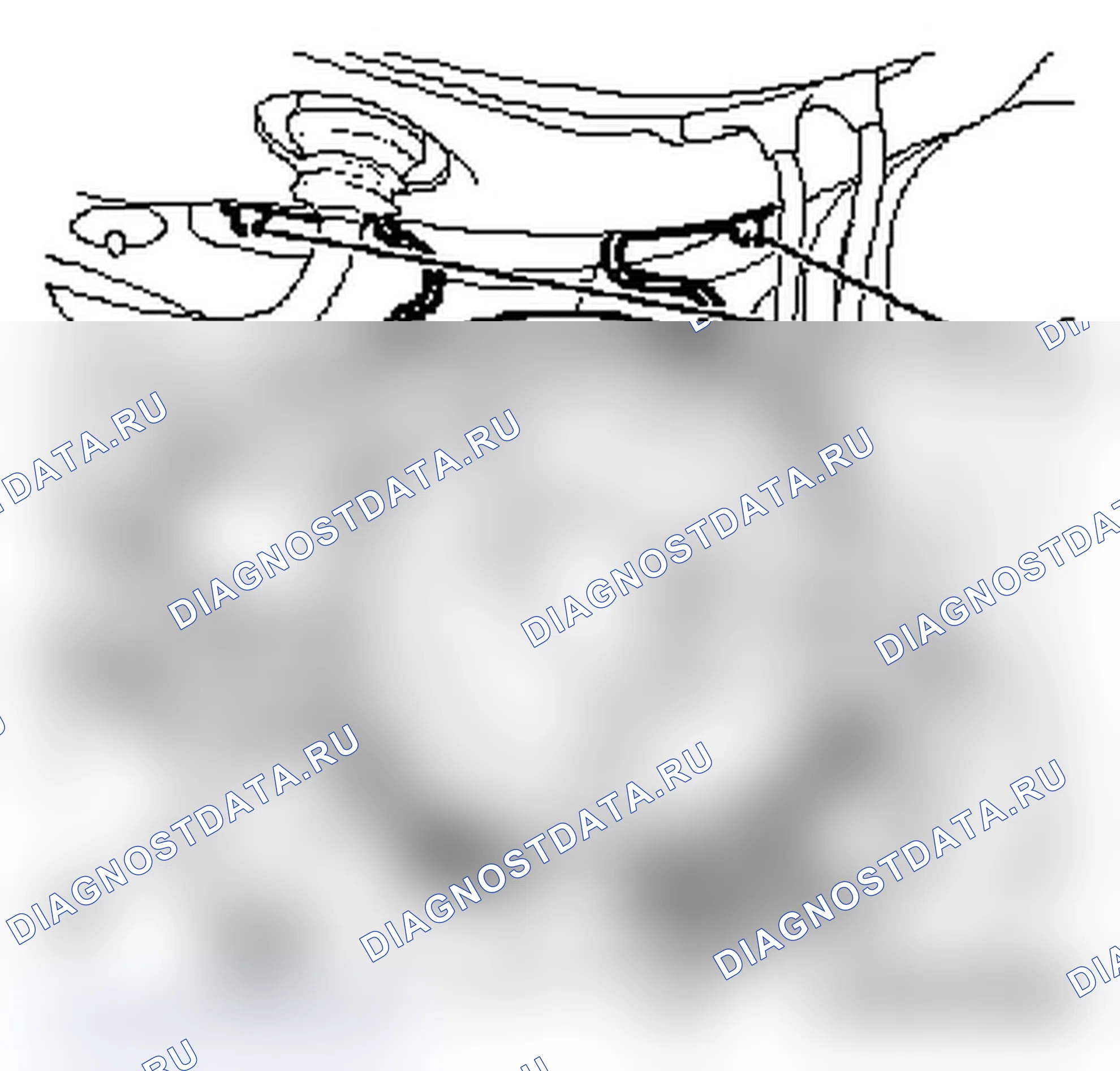 Замена трубопровода охлаждающей жидкости (вверху). Opel Corsa C