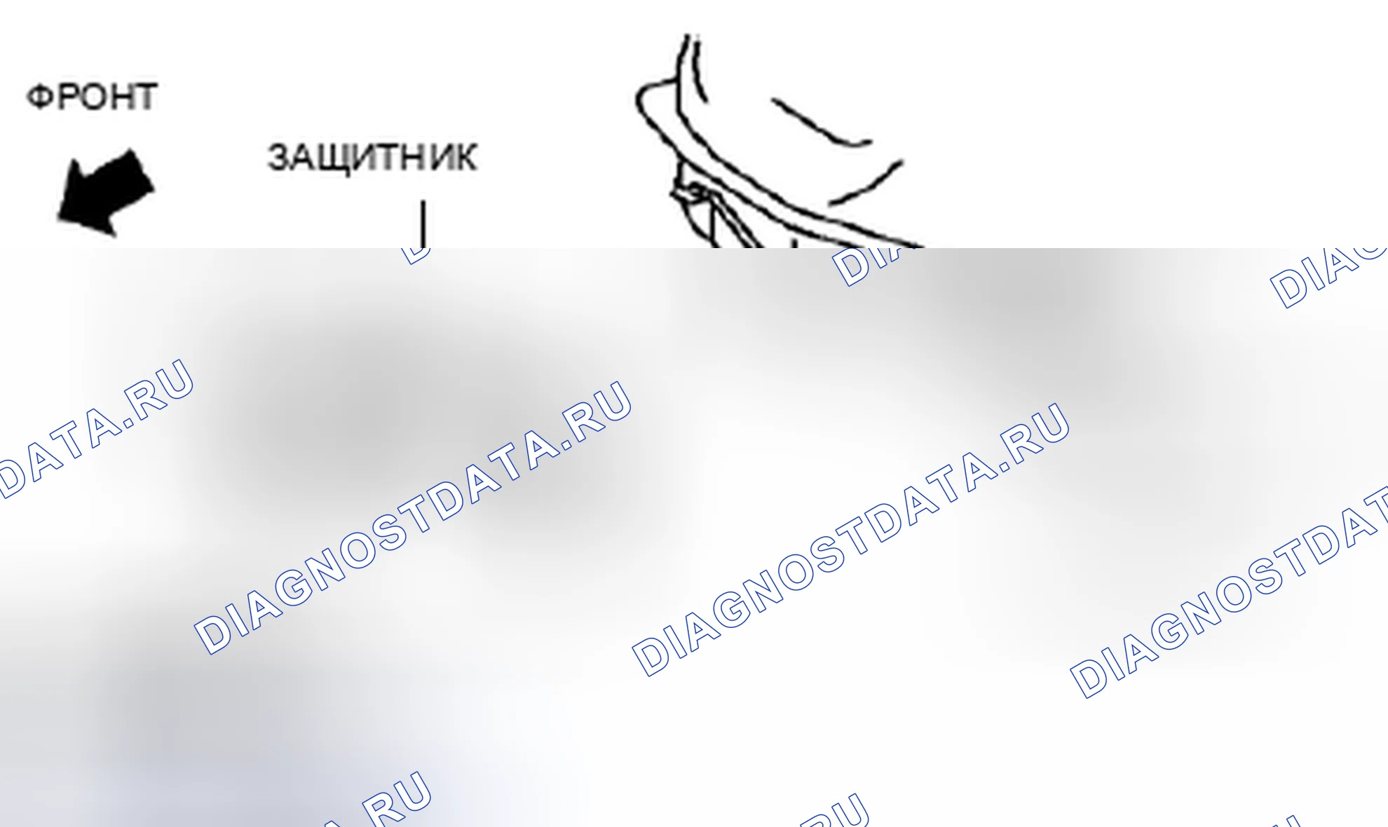 Рис. 4: Демонтаж изолятора (№ 3) Примечание. Honda Civic IX рестайлинг