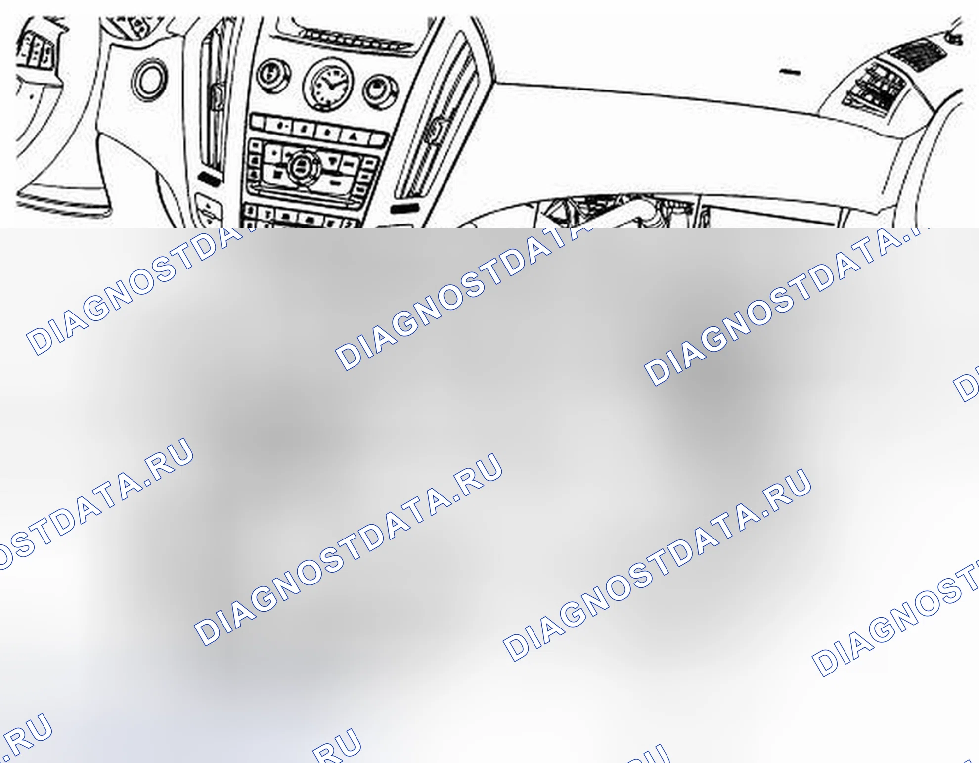 Рис. 38: Замена отсека приборной панели. Kia Optima I