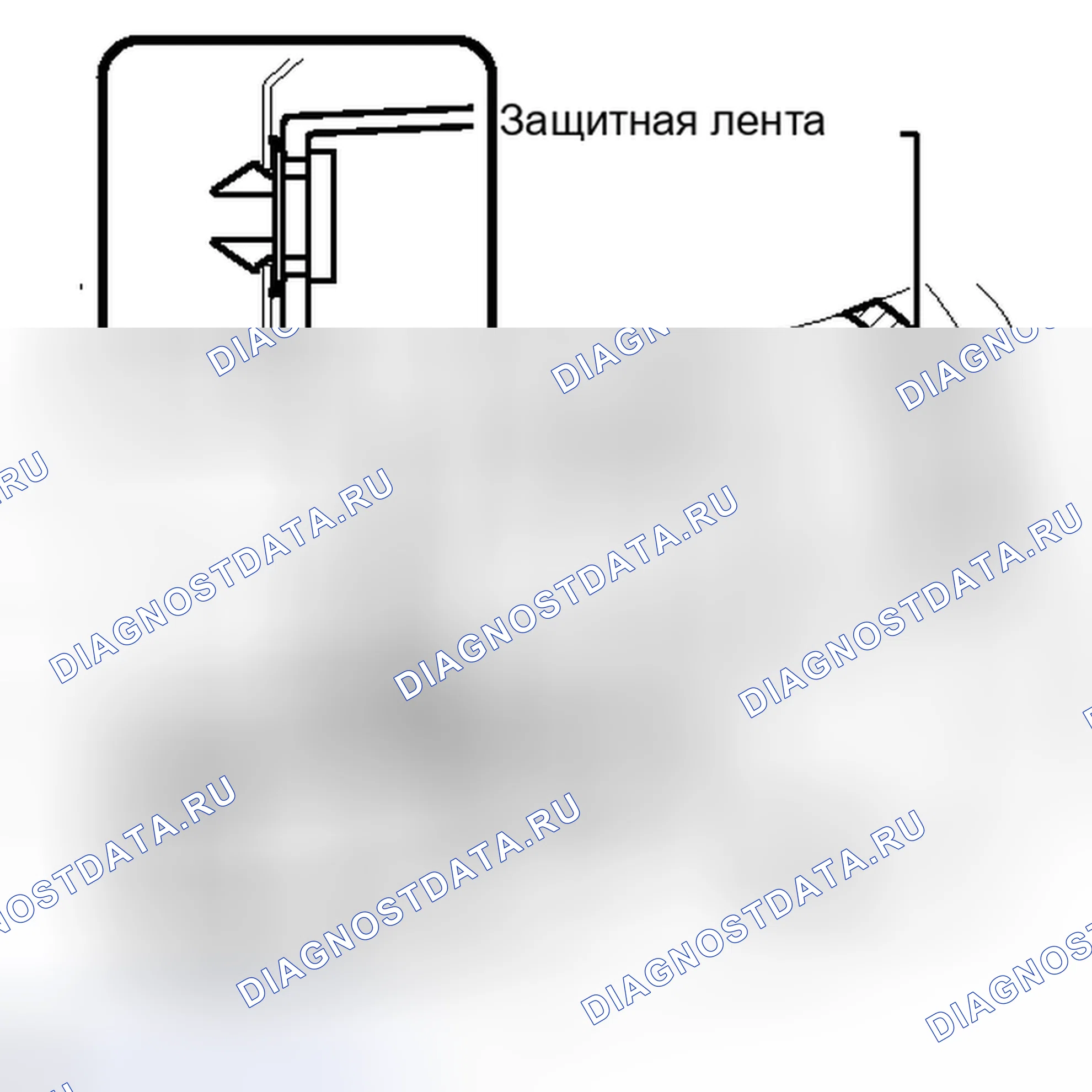 Рис. 305: ДЕМОНТАЖ. Toyota RAV4 III рестайлинг