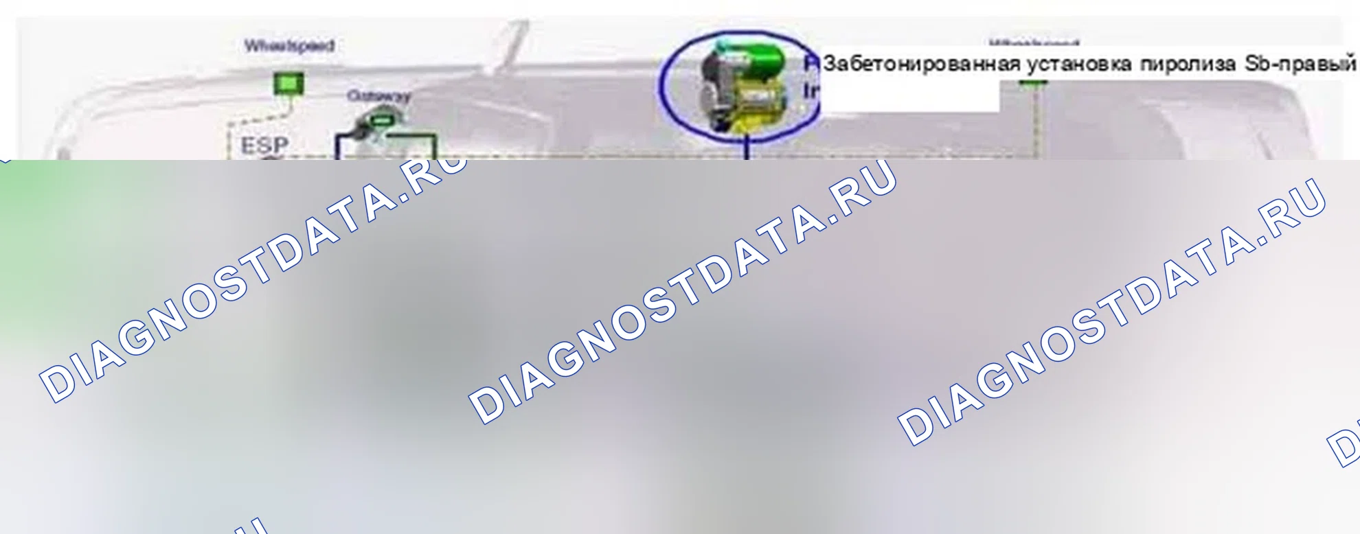 Рис. 350: Расположение компонентов. Hyundai Equus II