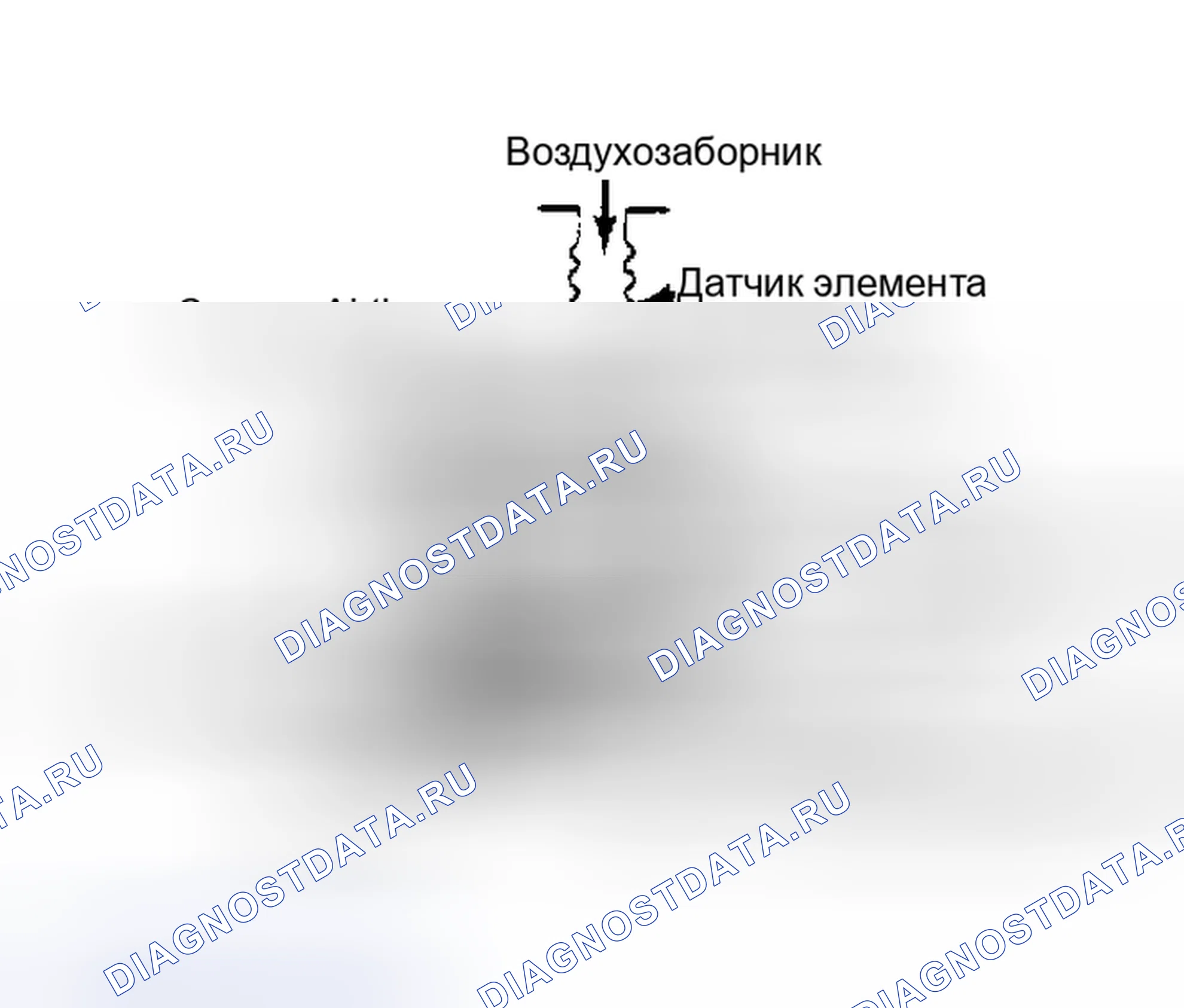 Рис. 26: Многоточечный датчик воздушного потока впрыска. Mitsubishi Galant V