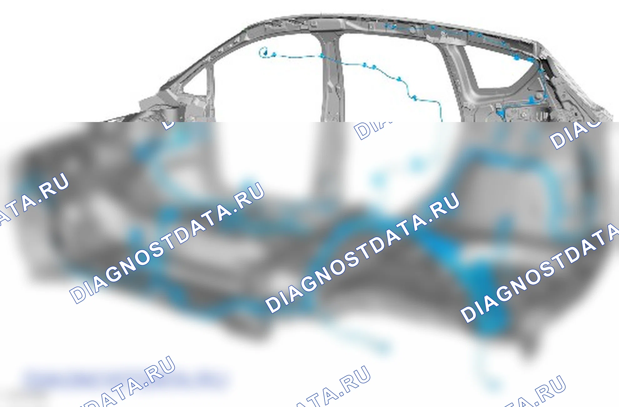 Как снять и установить жгут электропроводки пассажирского салона. Ford Grand C-MAX II