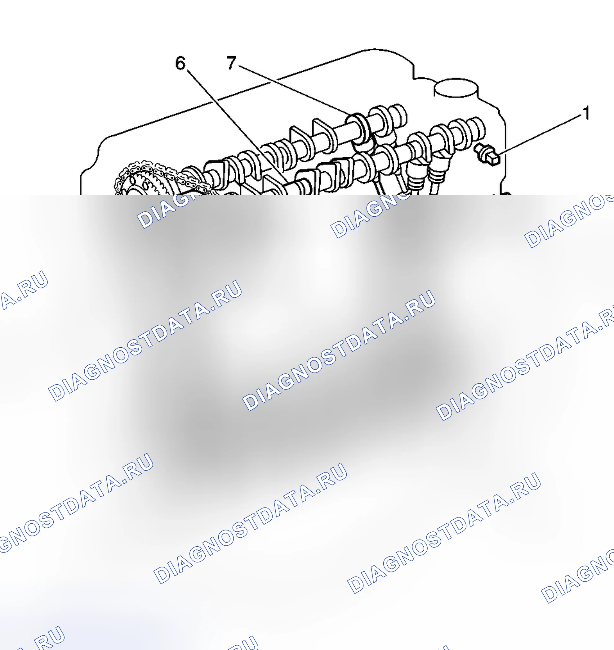 Рис. 39: Описание системы привода распределительного вала. Pontiac Vibe I рестайлинг