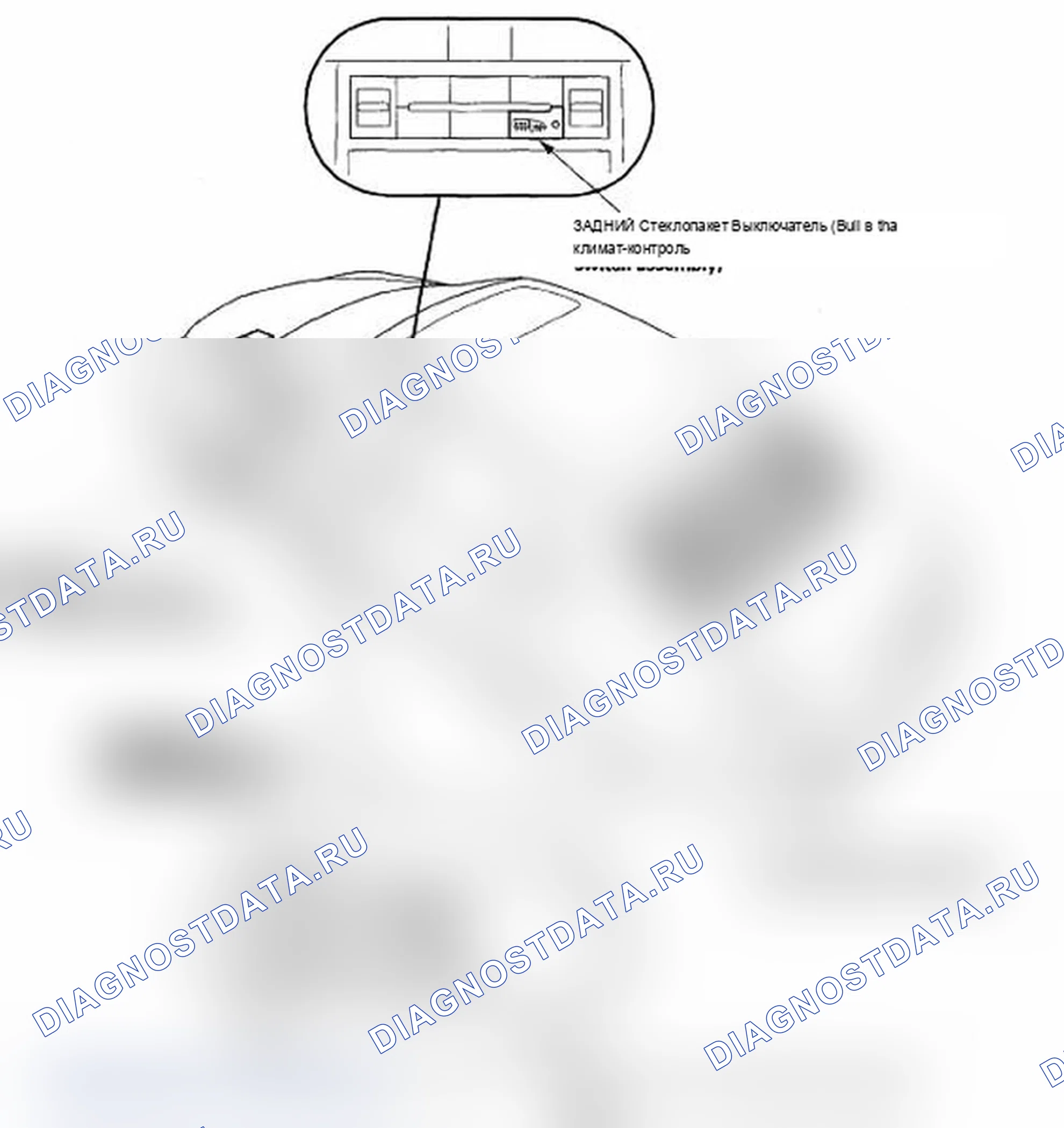 Рис. 1: Указатель расположения компонентов. Acura RL II
