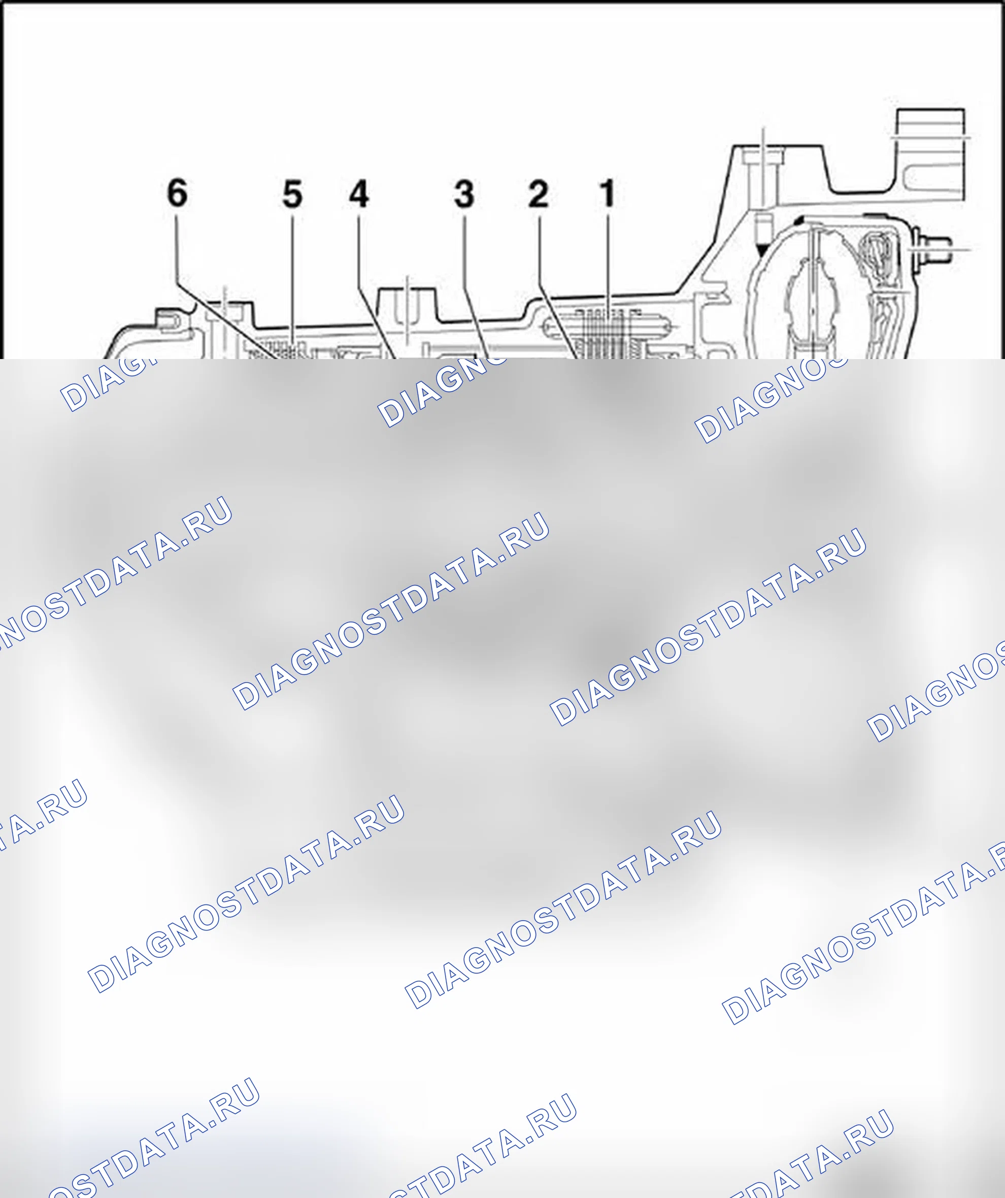 Рис. 65: ТРАНСМИССИЯ С СЕЛЕКТОРНЫМИ ЭЛЕМЕНТАМИ. Volkswagen New Beetle A4