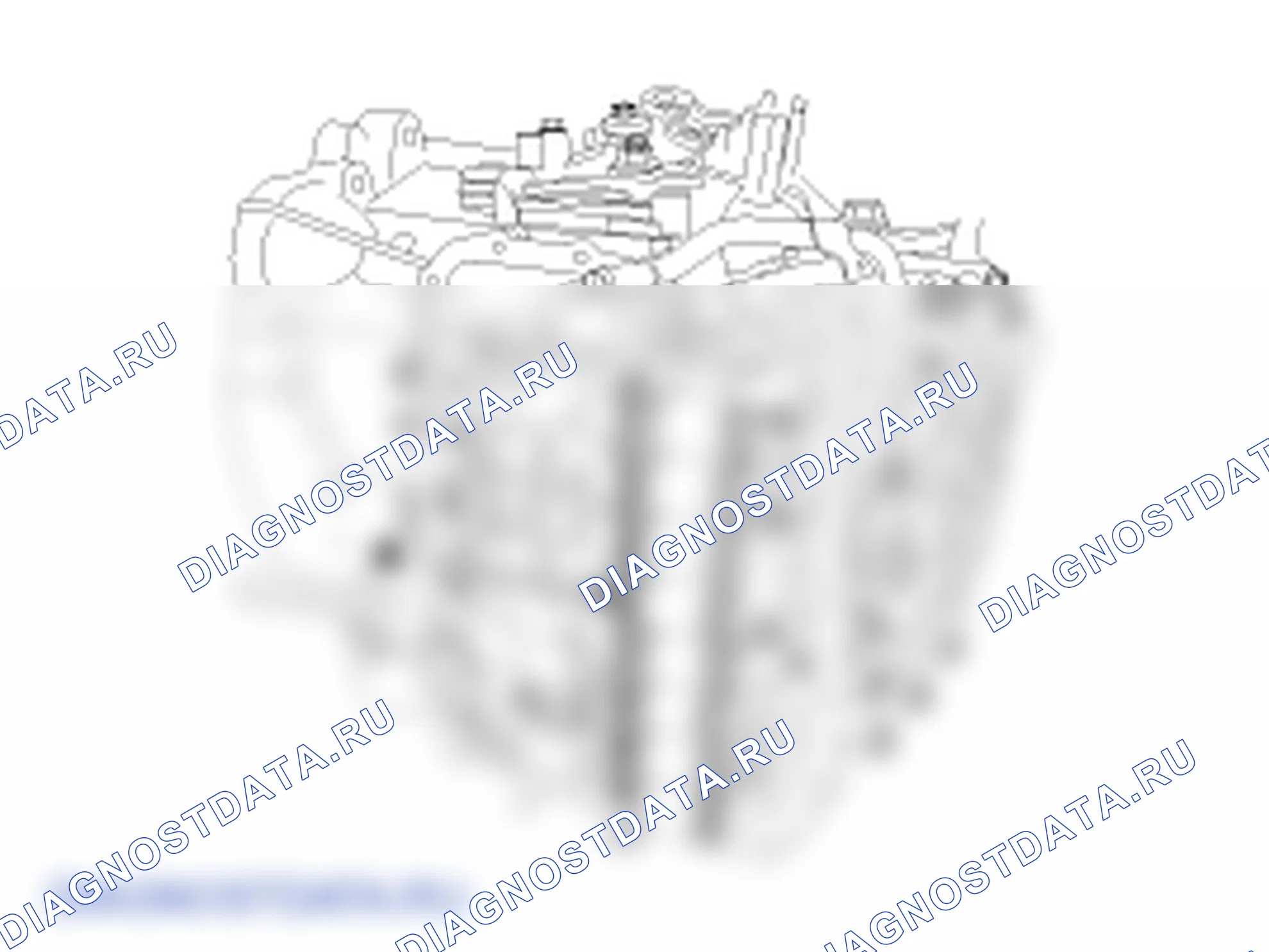 Снятие электромагнитного клапана SS-A (вкл. / выкл.). Hyundai ix35 EL