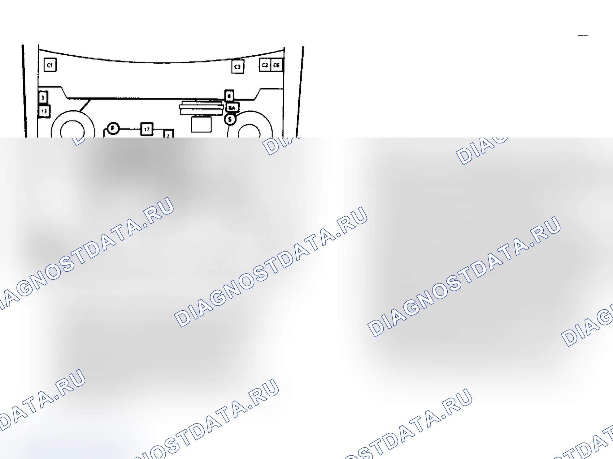 Рис. 564: РАСПОЛОЖЕНИЕ КОМПОНЕНТОВ. Pontiac Grand AM III