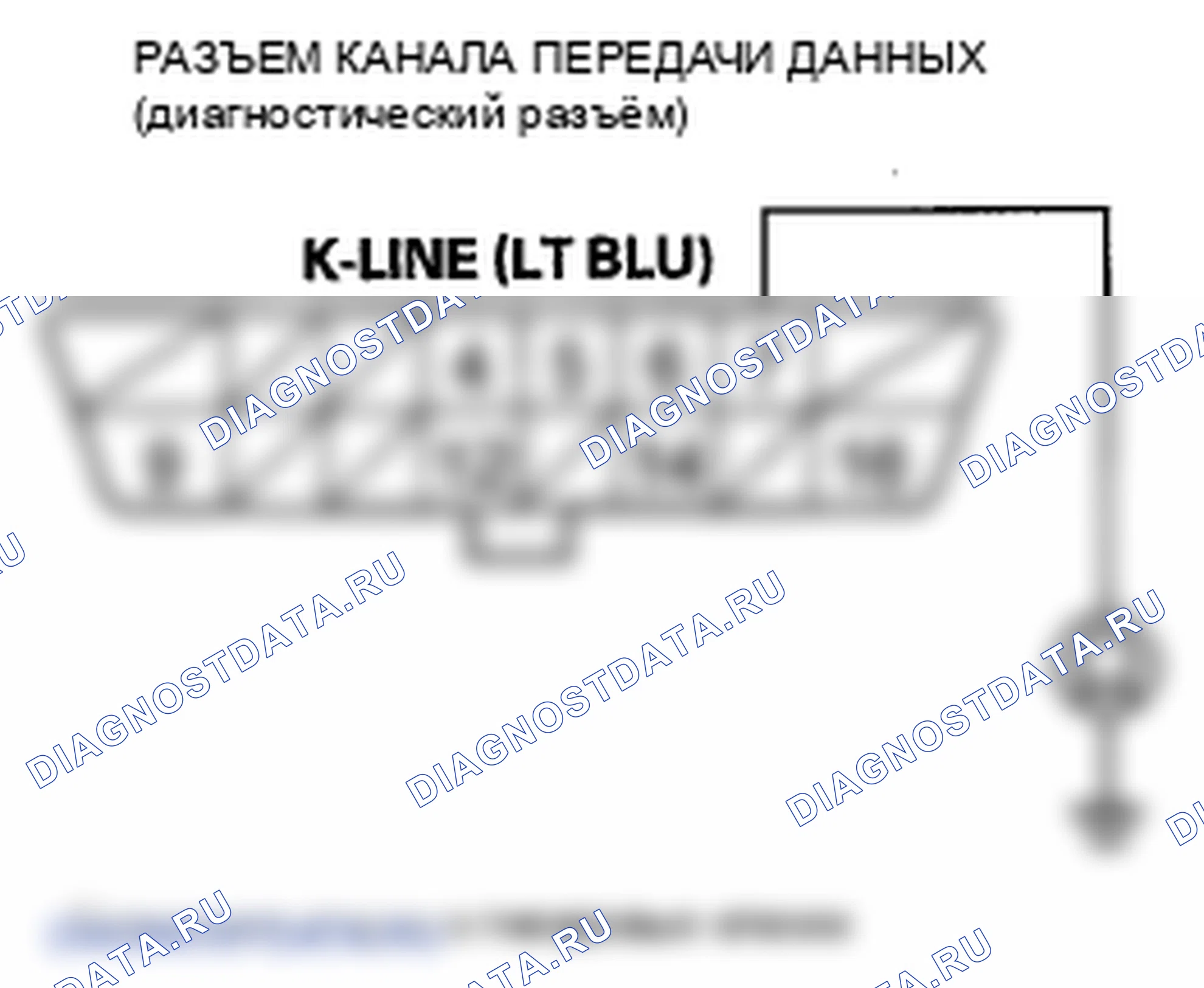 Рис. 149: Поиск и устранение неисправностей в цепи диагностический разъём. Honda Pilot II