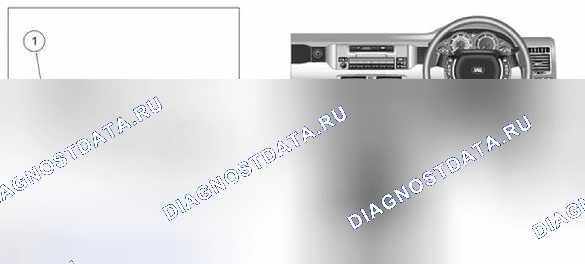 Рис. 9: ПЕРЕКЛЮЧАТЕЛЬ DSC. Land Rover Range Rover L322