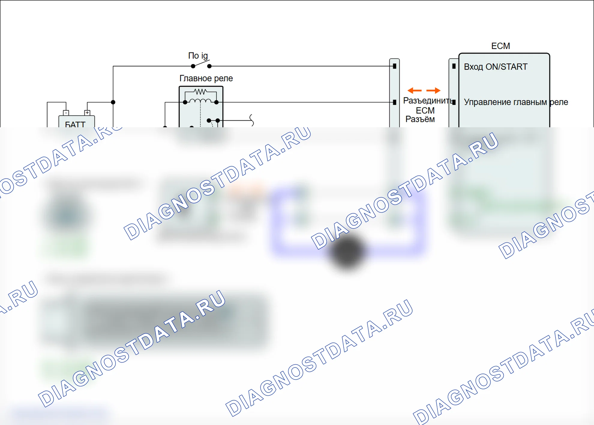 P0332: Низкий уровень в цепи датчика детонации 2 (блок 2). Hyundai Genesis BH