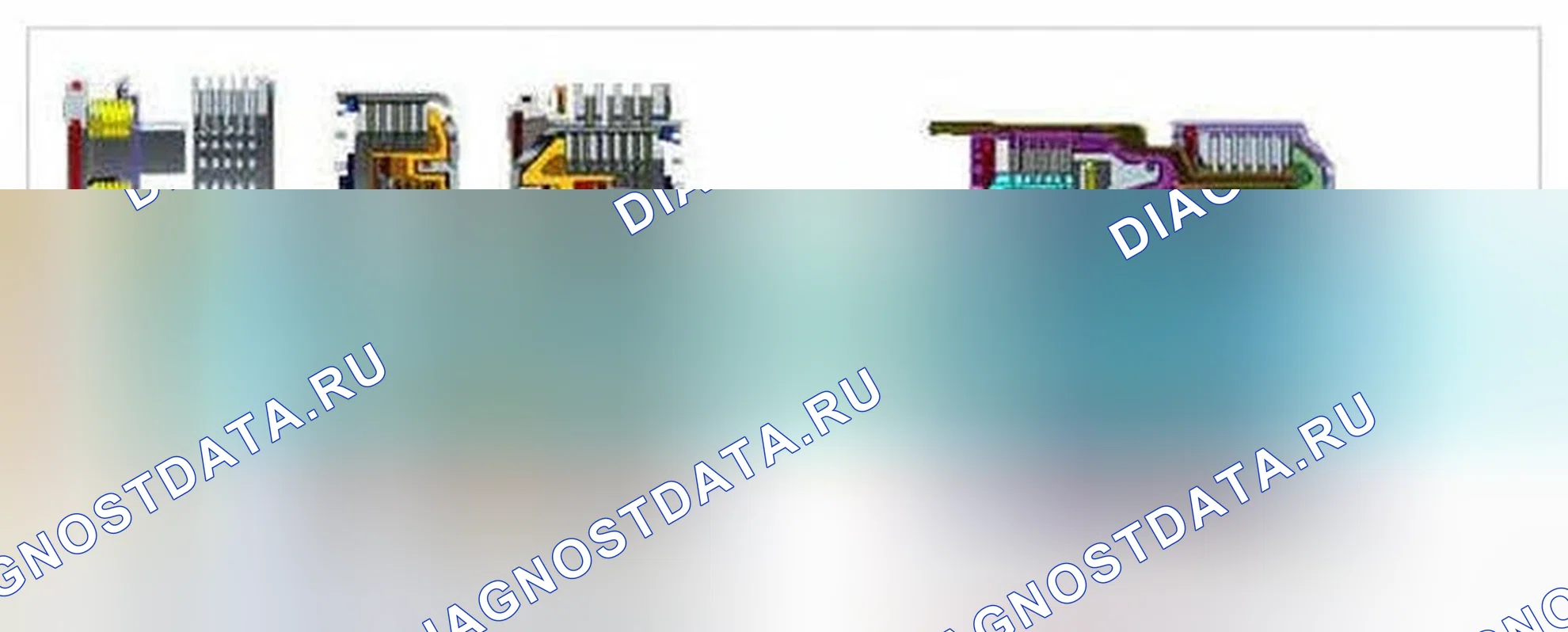 Рис. 940: Расположение компонентов. Hyundai Genesis I рестайлинг