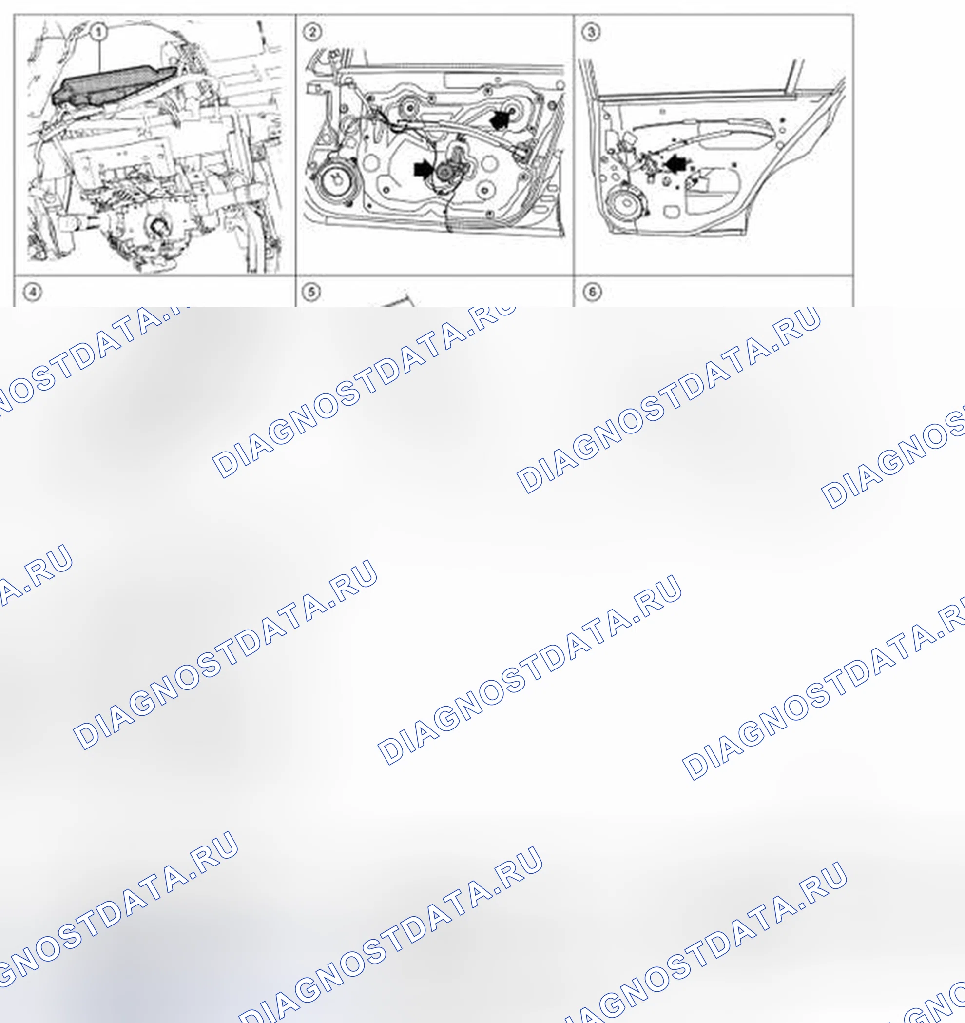 Рис. 59: Расположение компонентов. Nissan Altima L32