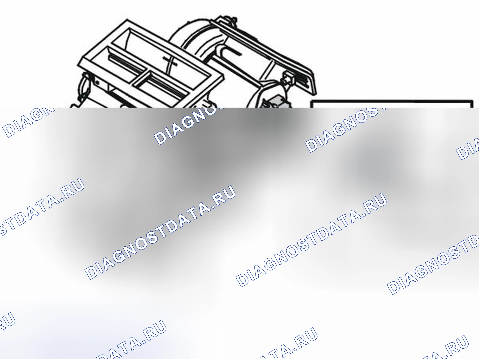 Рис. 51: ДЕМОНТАЖ МОДУЛЯ ДВИГАТЕЛЯ ЗАСЛОНКИ (DMM) ДЛЯ РЕЦИРКУЛЯЦИИ. Volvo V50 I