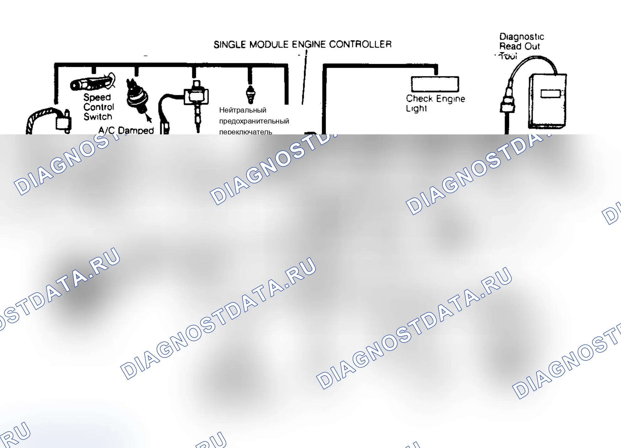 Рис. 27: ПРОВЕРКА ОСВЕЩЕННОСТИ ДВИГАТЕЛЯ. Dodge Grand Caravan I