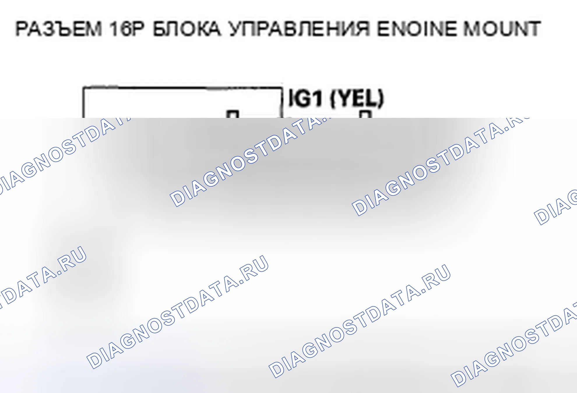 Рис. 641: расшифровка кода ошибки P15AB: низковольтная цепь источника питания блока управления креплением двигателя (' 08-10 Модели J35A7 двигателя). Honda Odyssey IV