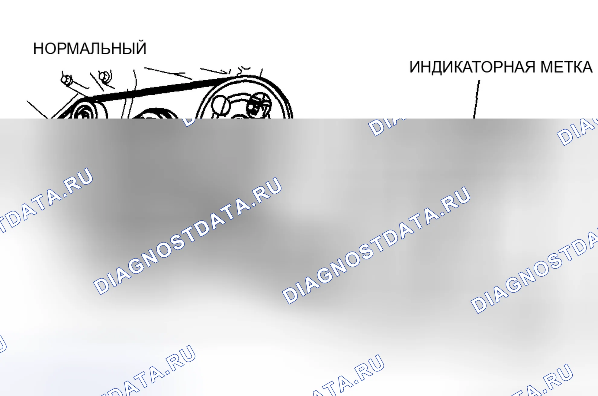 Рис. 90: Передний приводной ремень. Honda CR-V III