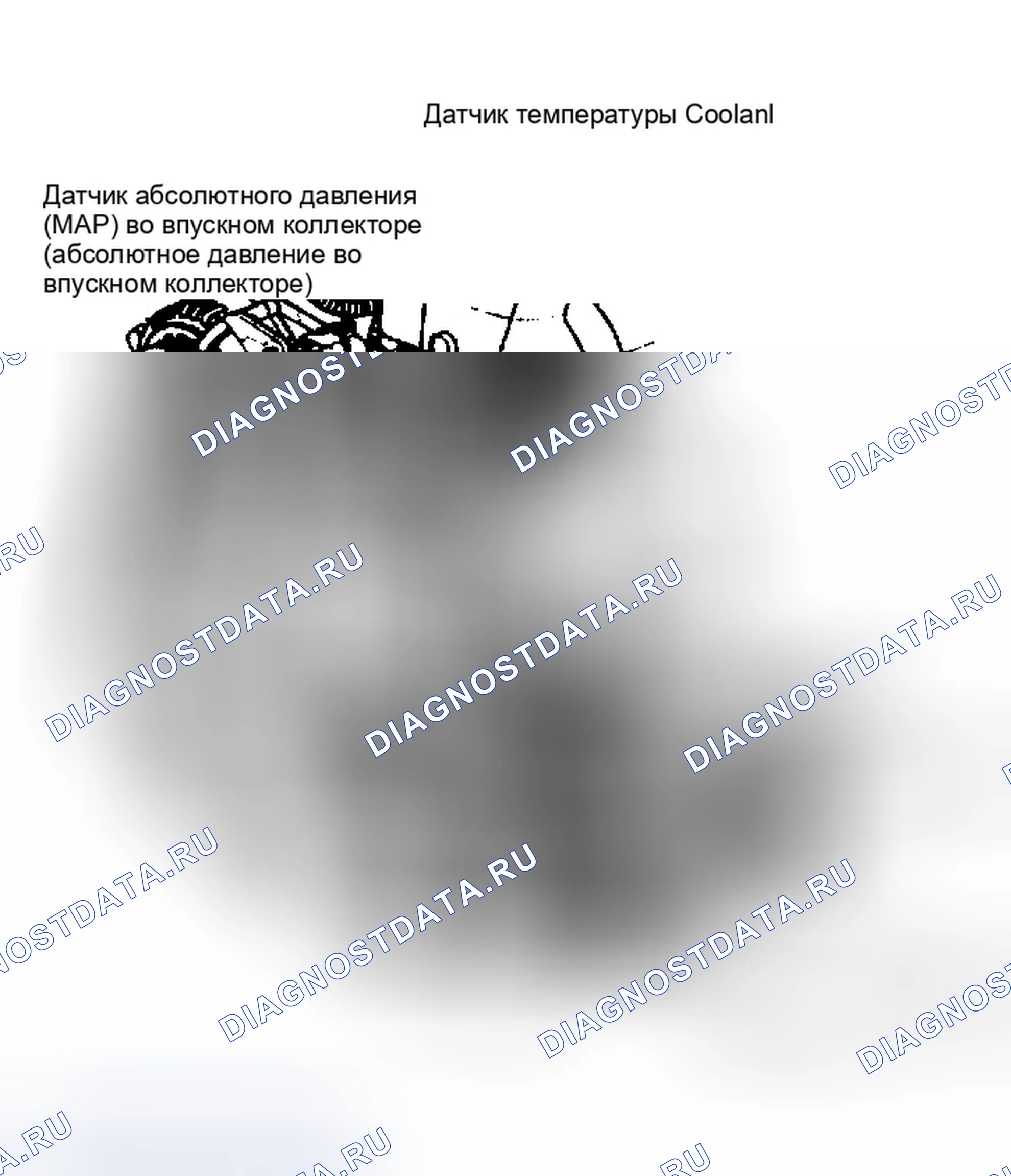 Рис. 12: Расположение компонентов (12 из 14). Dodge Spirit I