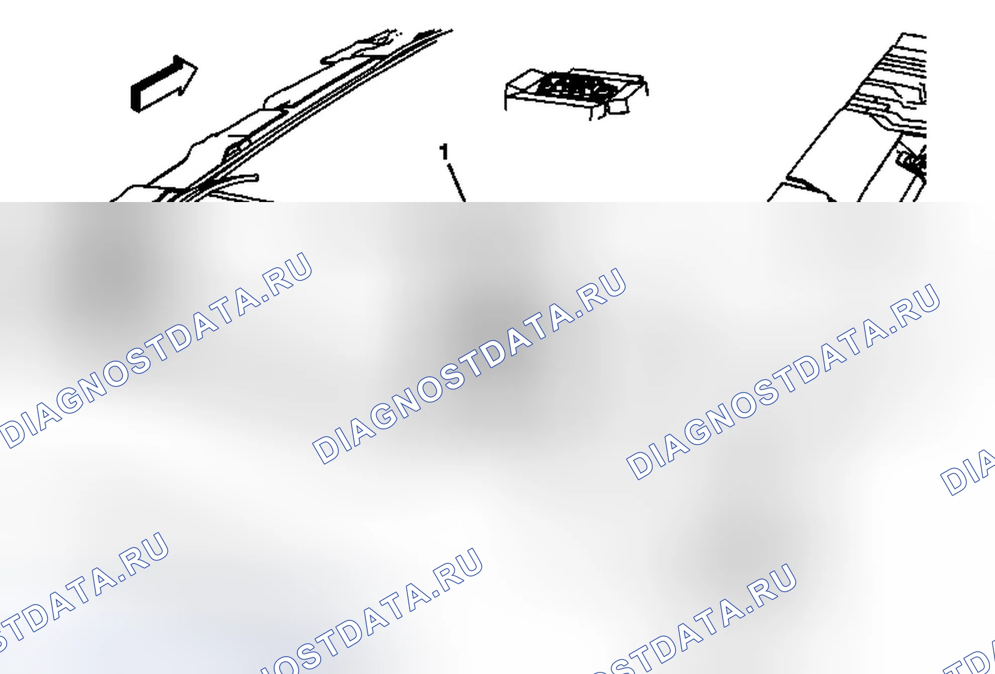 Рис. 7: Замена модуля электронного компаса. Chevrolet Captiva I рестайлинг 2